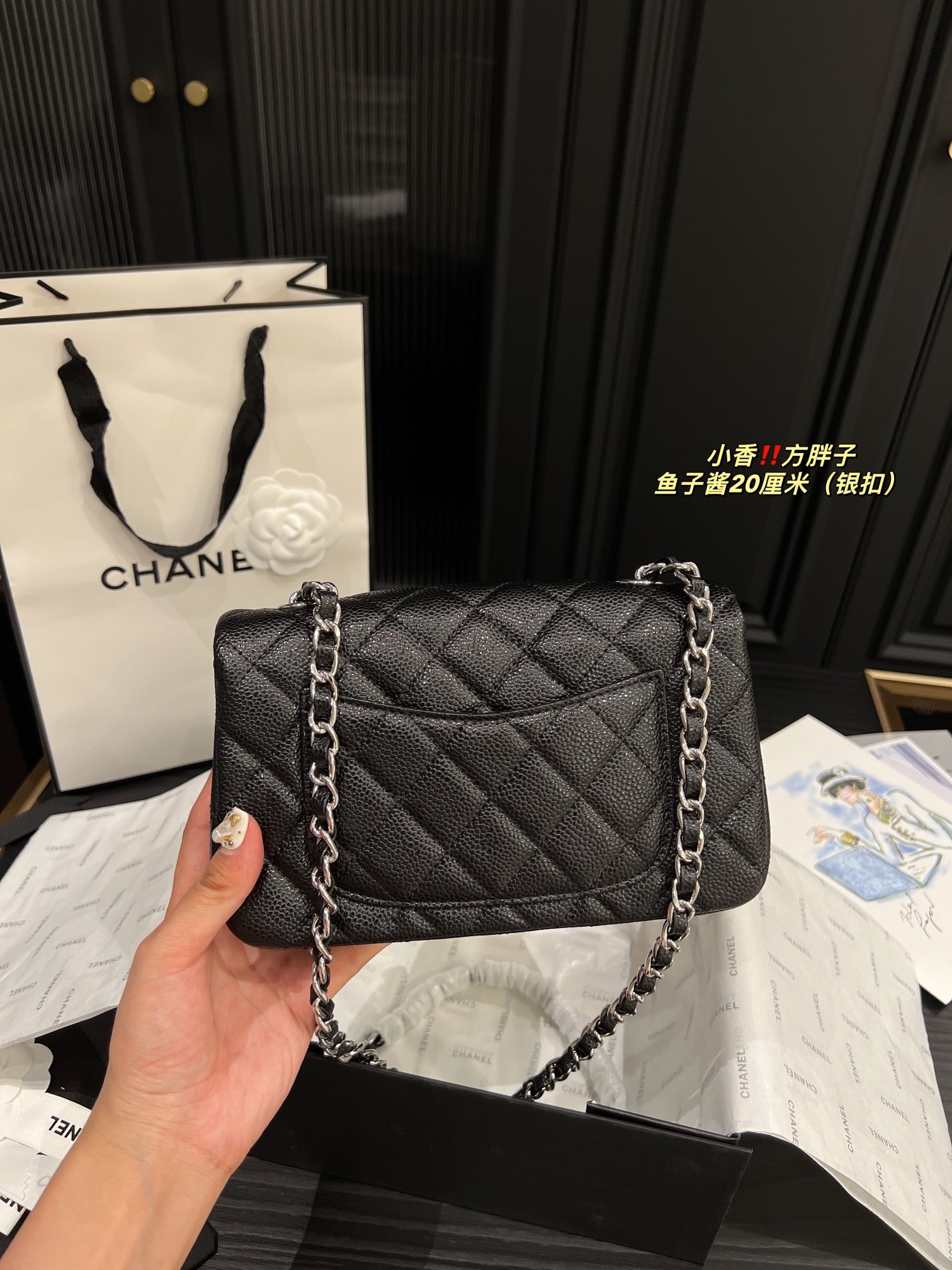 Chanel Shoulder Bag 017 DB071 20cm