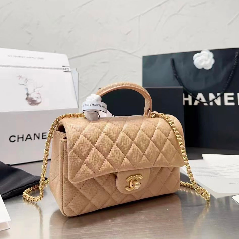 Chanel Lambskin Trendy CC Handle Bag(Replica)