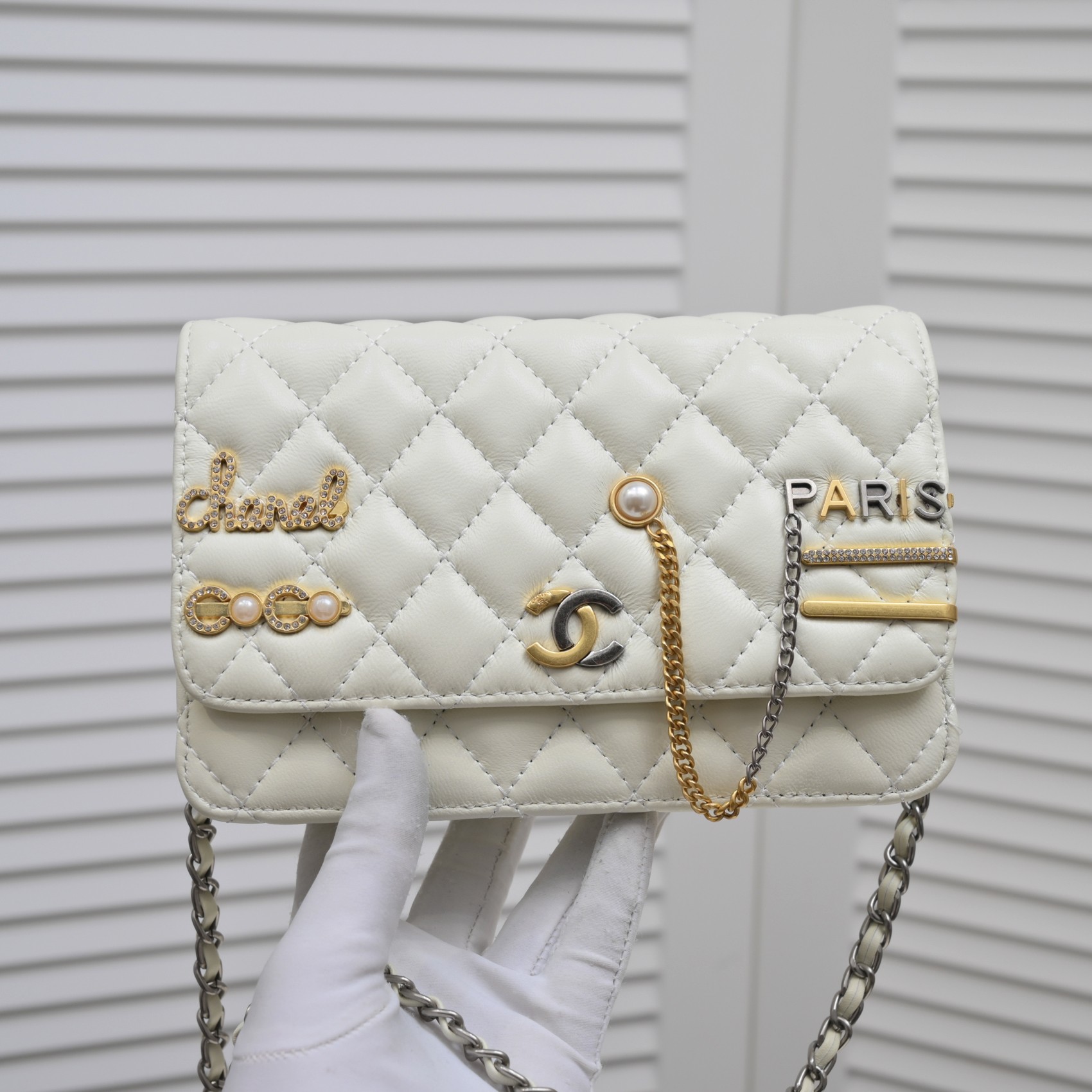Chanel Alphabet Hardware CF Shoulder Bag Handbag