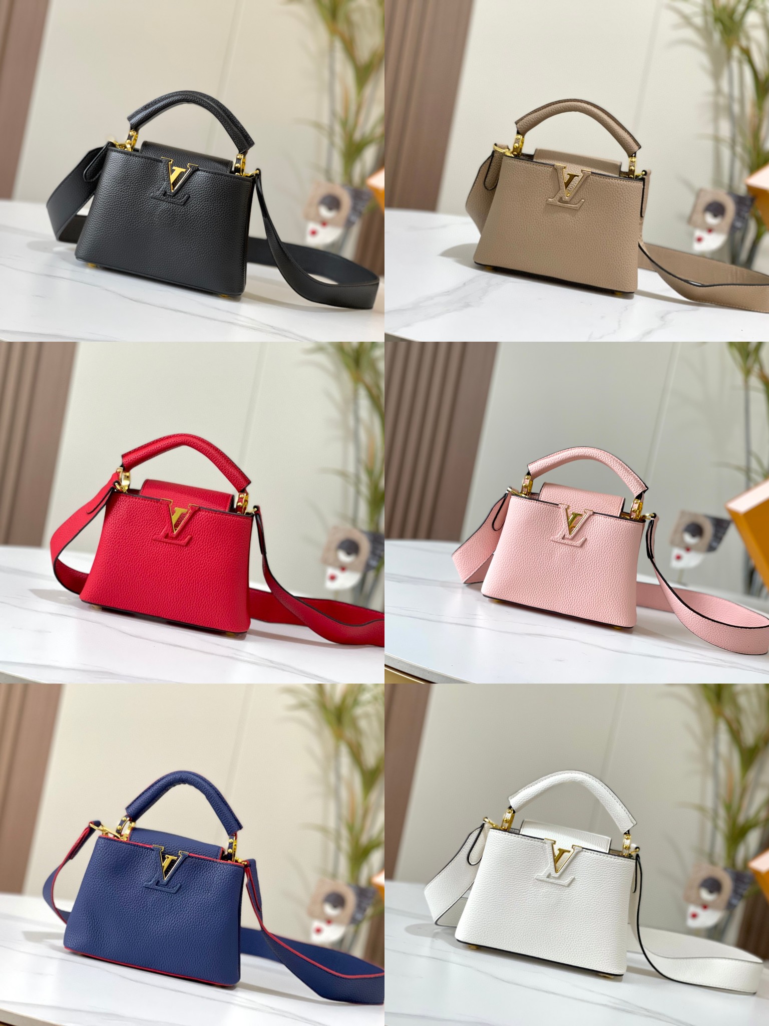 LV Capucines Bag M56071 LM091 21cm