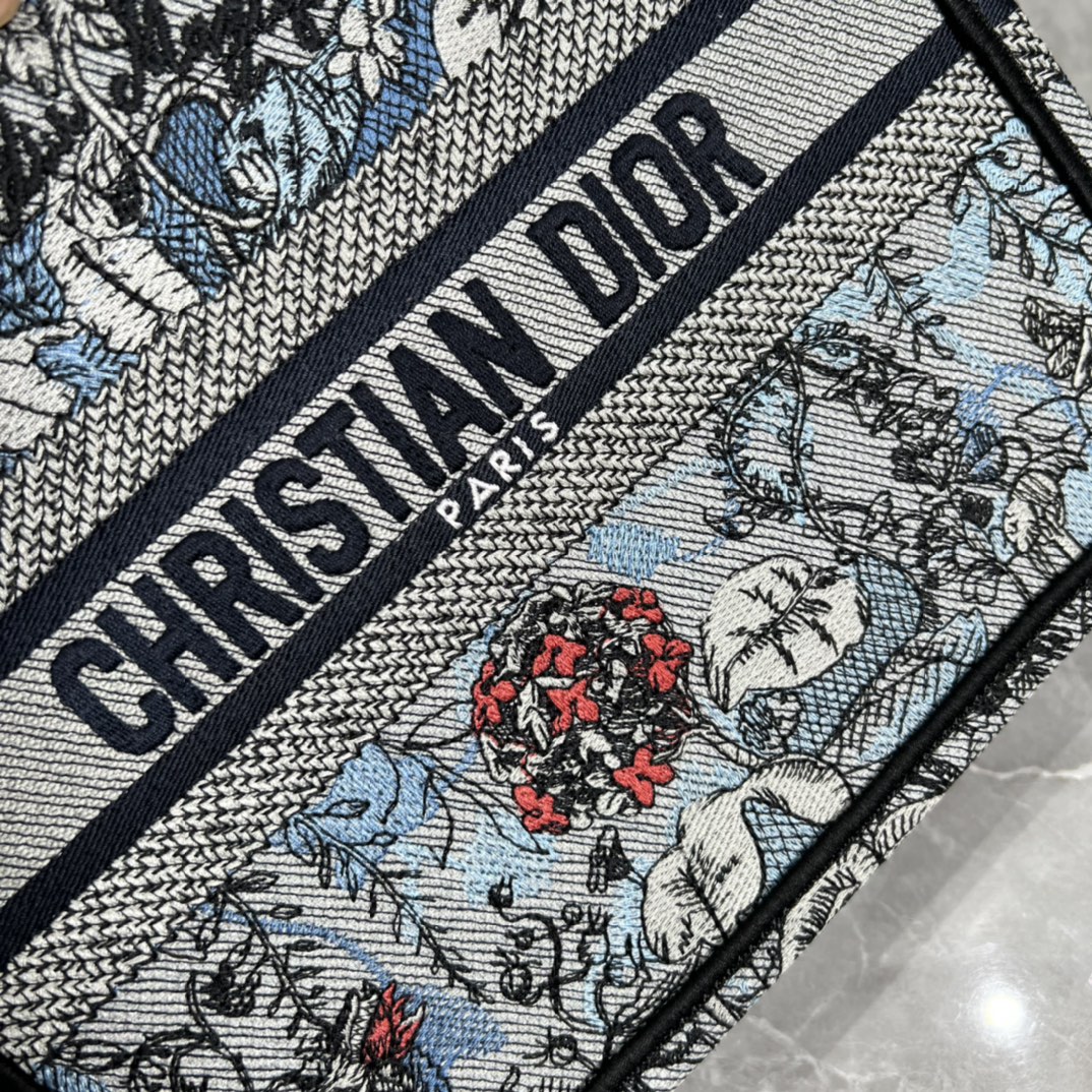 10A + top quality Small Dior Book Tote 0175 XB012 26cm