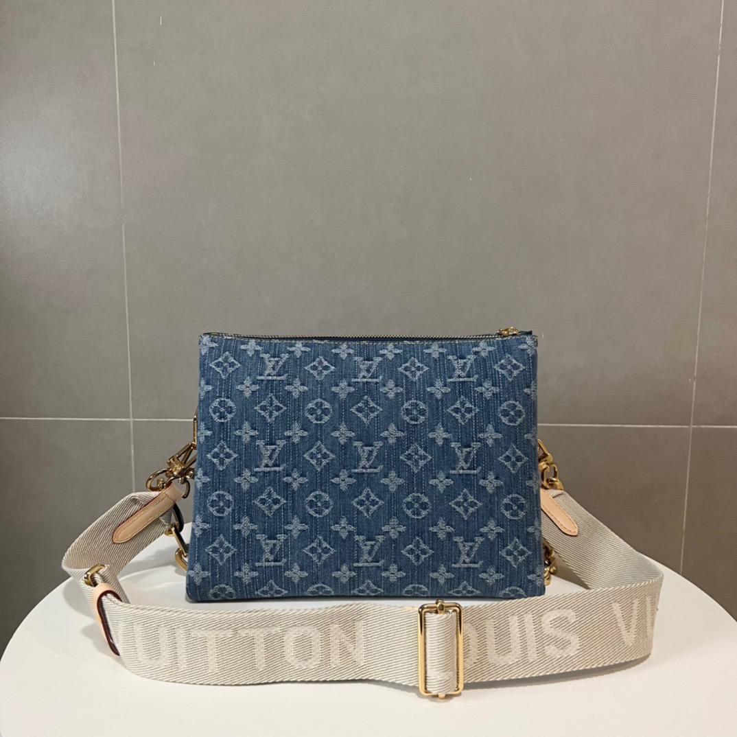 Louis Vuitton LV COUSSIN Denim Bag M24564(Replica)