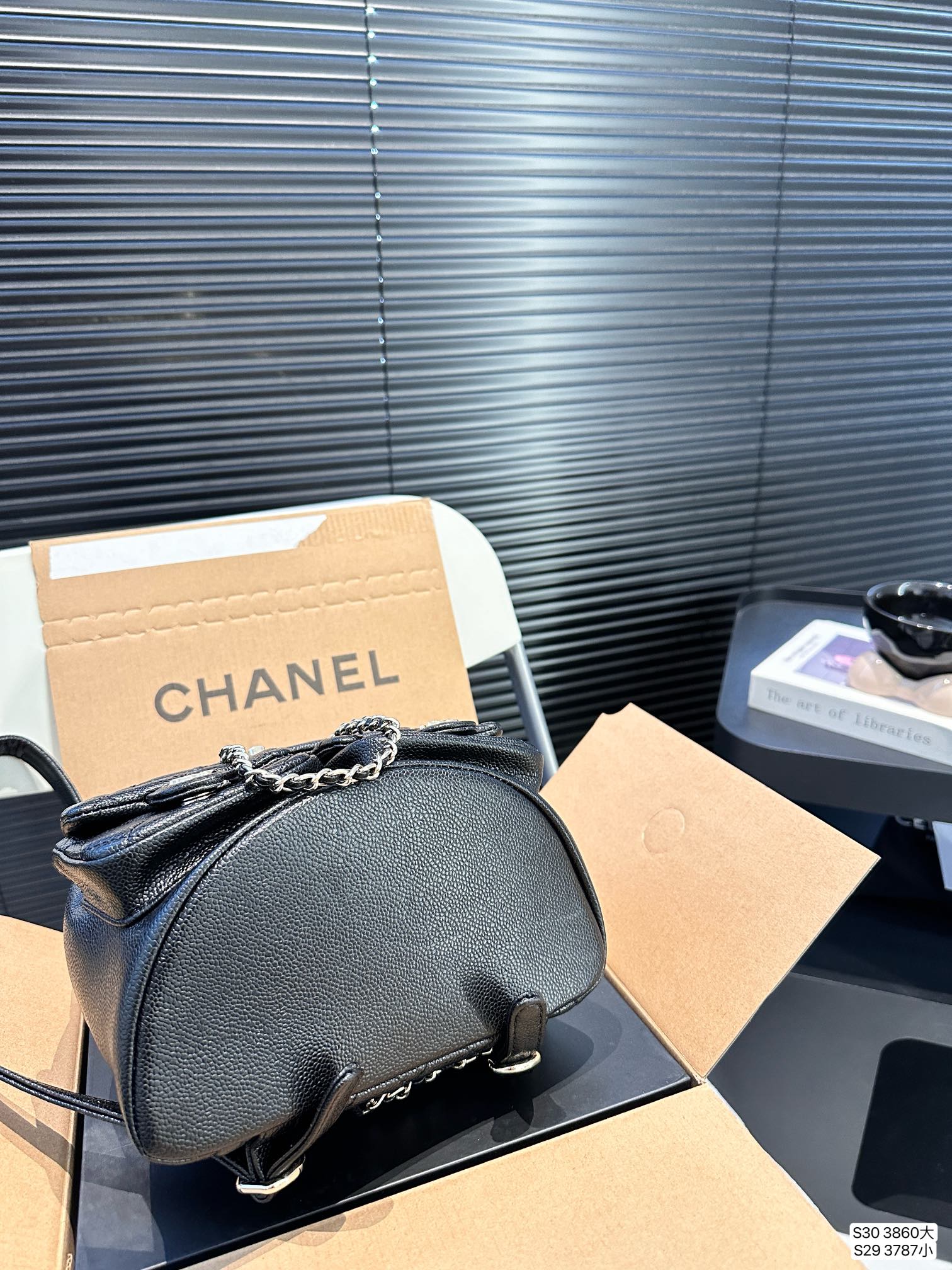 Chanel Backpack 3860 LLS012 17-20cm