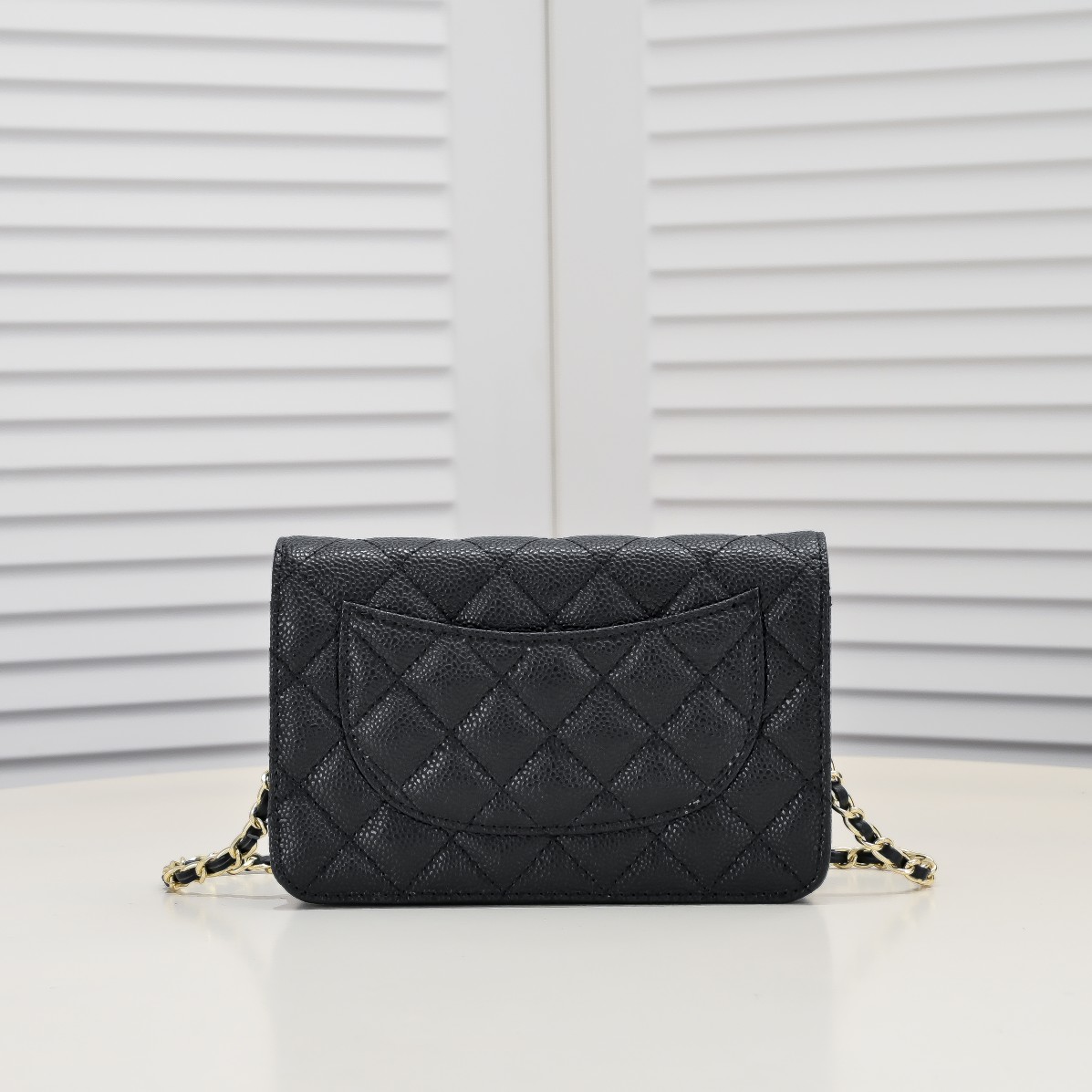 Chanel Woc Caviar Classic Gold Hardware Shoulder Bag Handbag