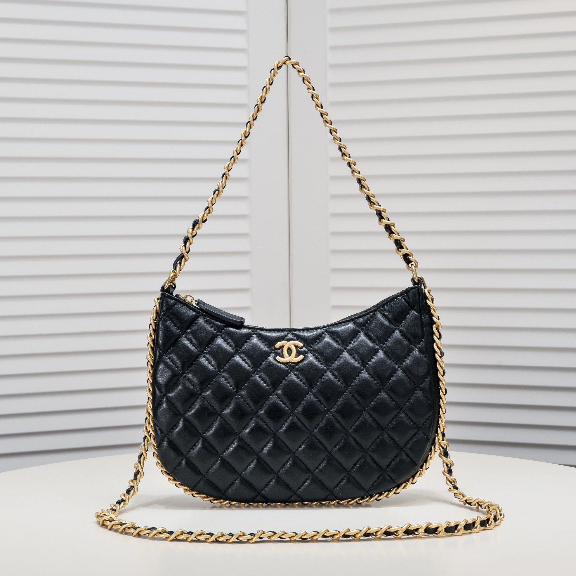 Chanel 23B Hobo Shoulder Bag Handbag
