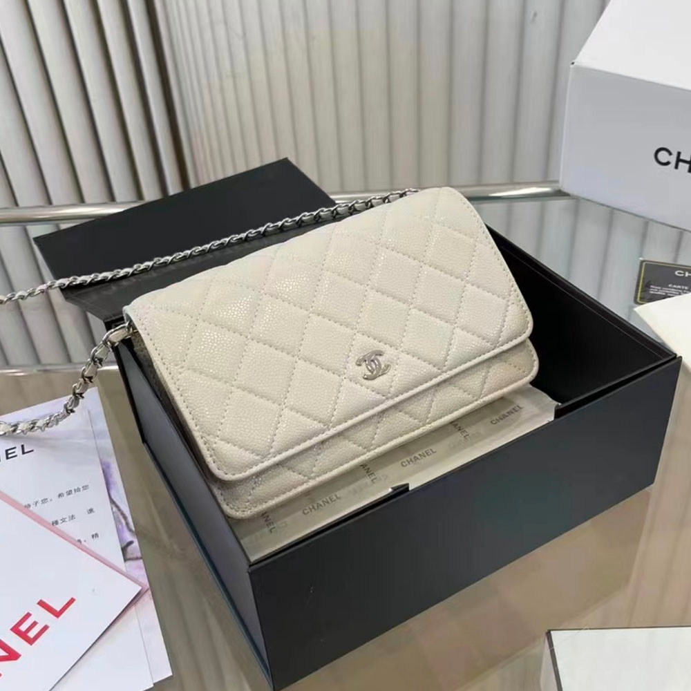 Chanel  WOC Quilted Caviar Shoulder Bag (Replica)