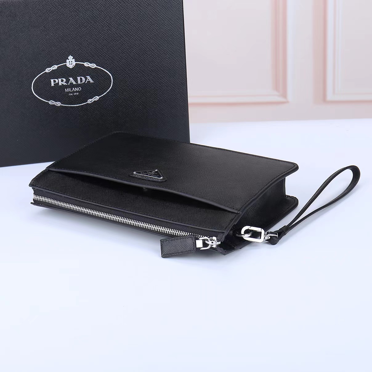 Prada Men Clutch 2032 TS071 25cm