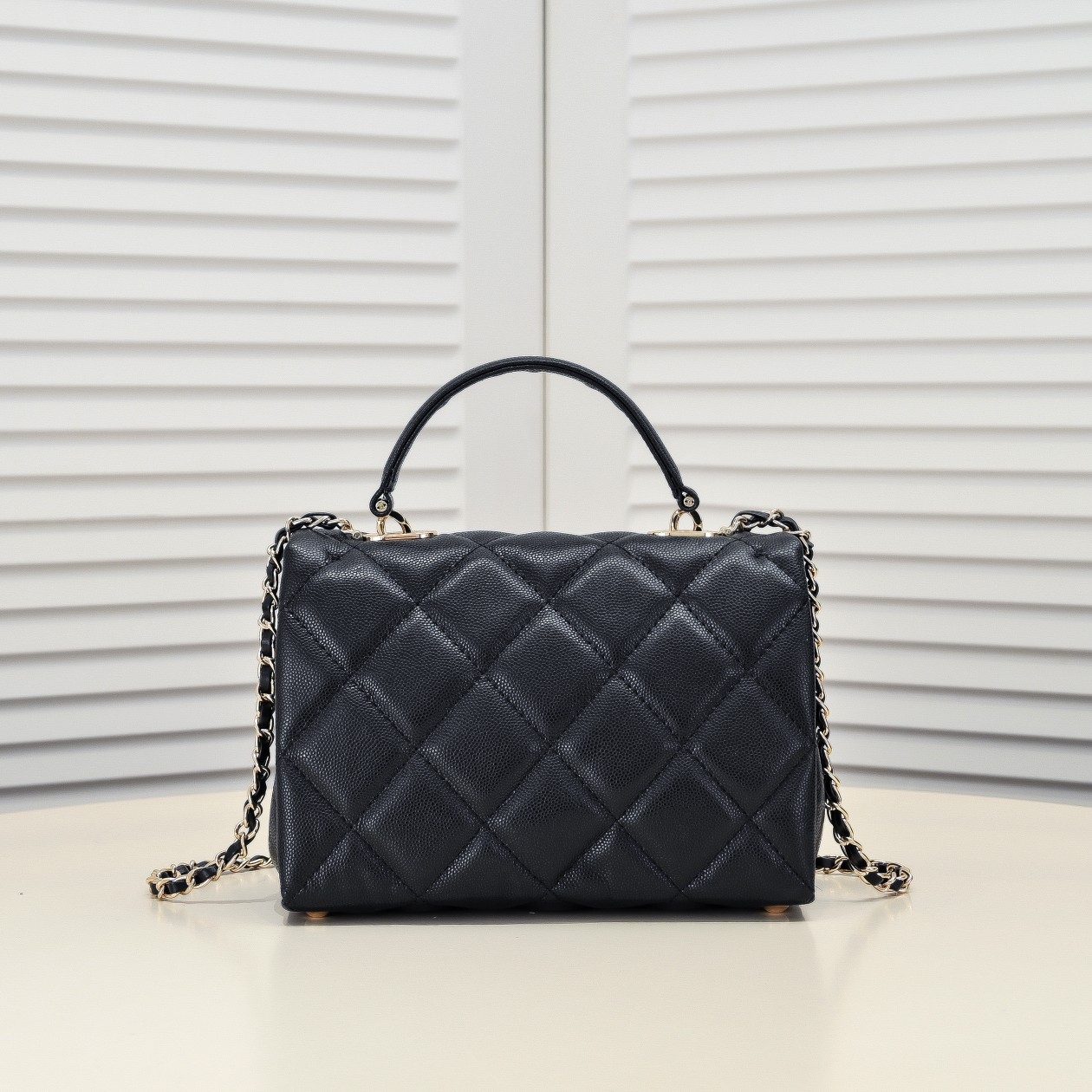 Chanel 24p Litchi Grain Cowhide Kelly Handbag Shoulder Bag Handbag