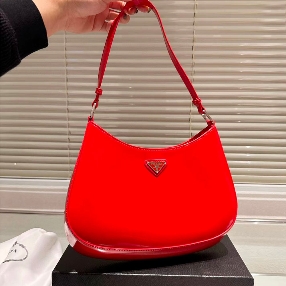 PRADA Calfskin Hobo Bag Shoulder Bag (Replica)