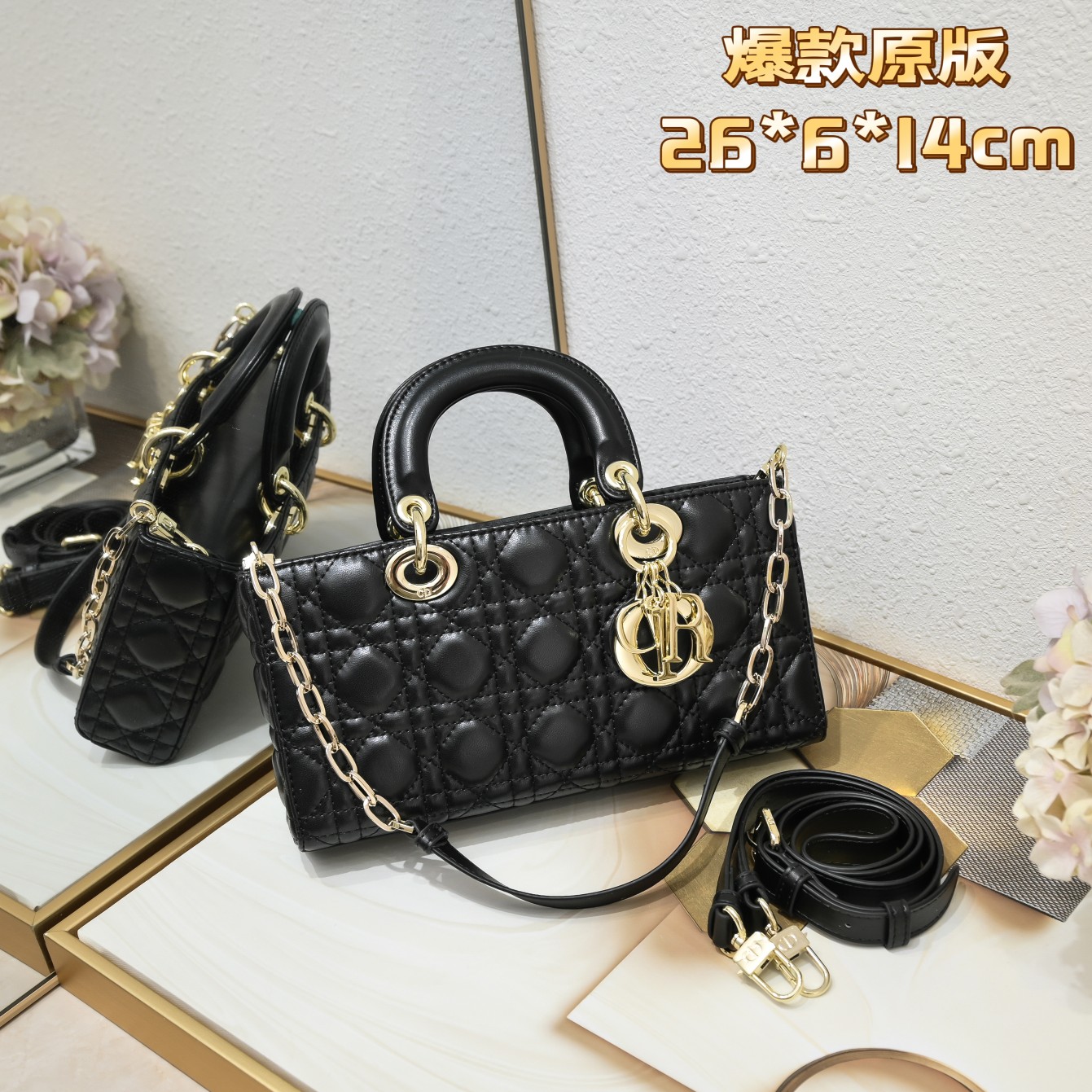 Dior Lady D-Joy bag 0540 LM002 26cm