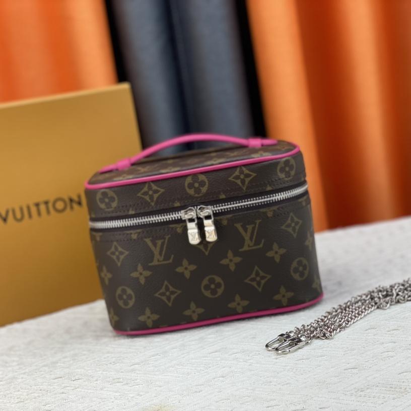 Louis Vuitton LV Nice Leather Cosmetic Bag Handbag M42265&M44495&M44936 Top quality (Replica)