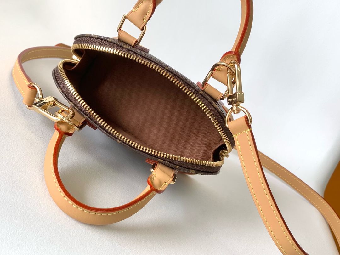 Louis Vuitton 10A Handbag Shoulder Bag Top Mirror Quality Version New launch Nano Alma M82717