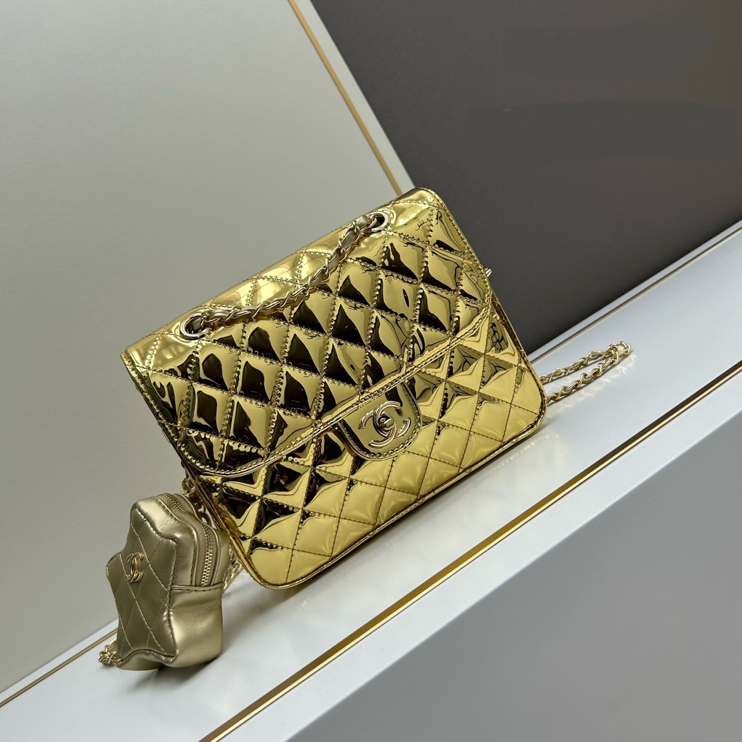 Chanel Mirror Star Sheepskin Backpack Bag（Replica）