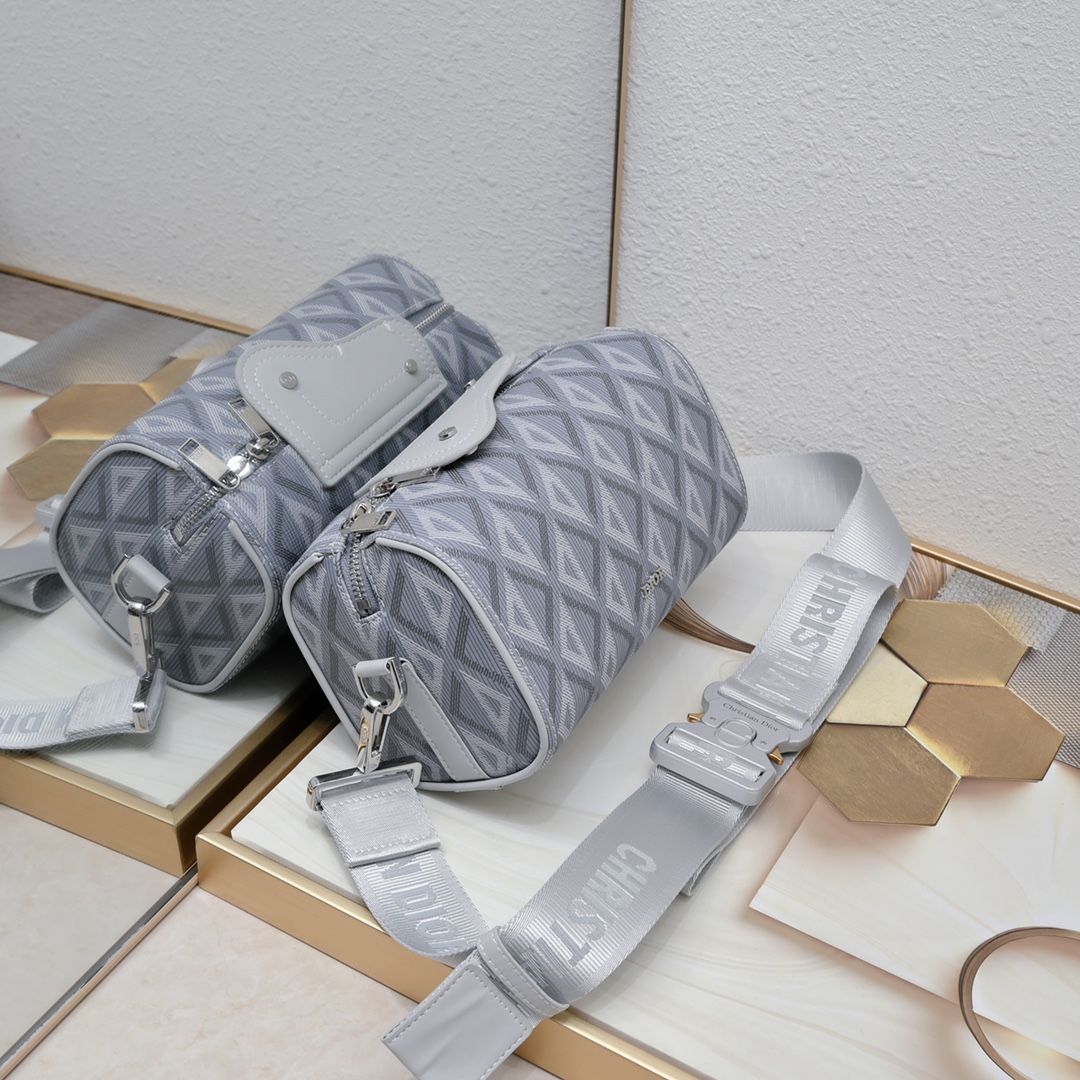 Dior Lingot Messenger Bag CD Diamond Shoulder Bag Handbag