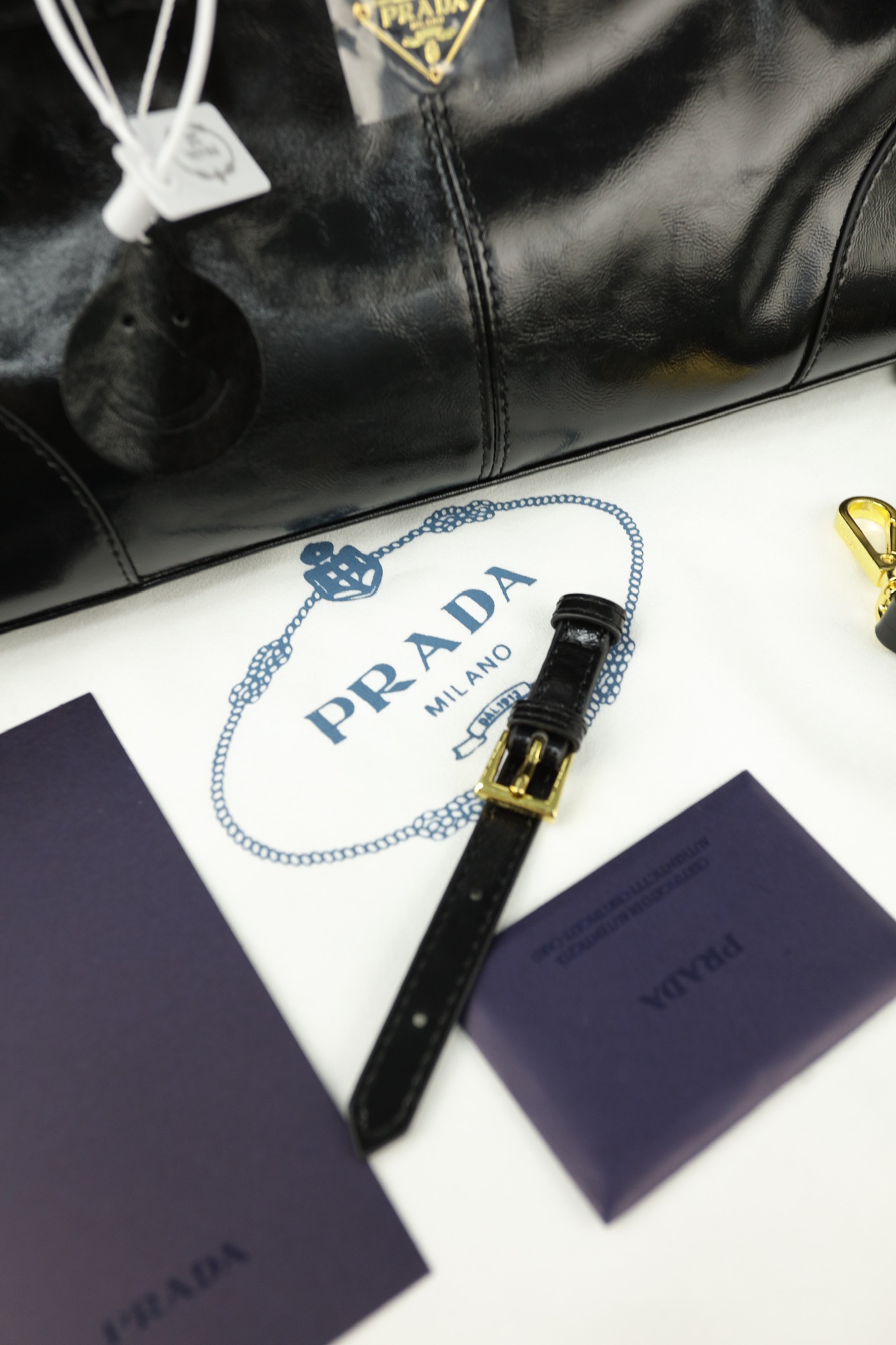 Prada Soft lux Tote 013 DB021532 32-38cm