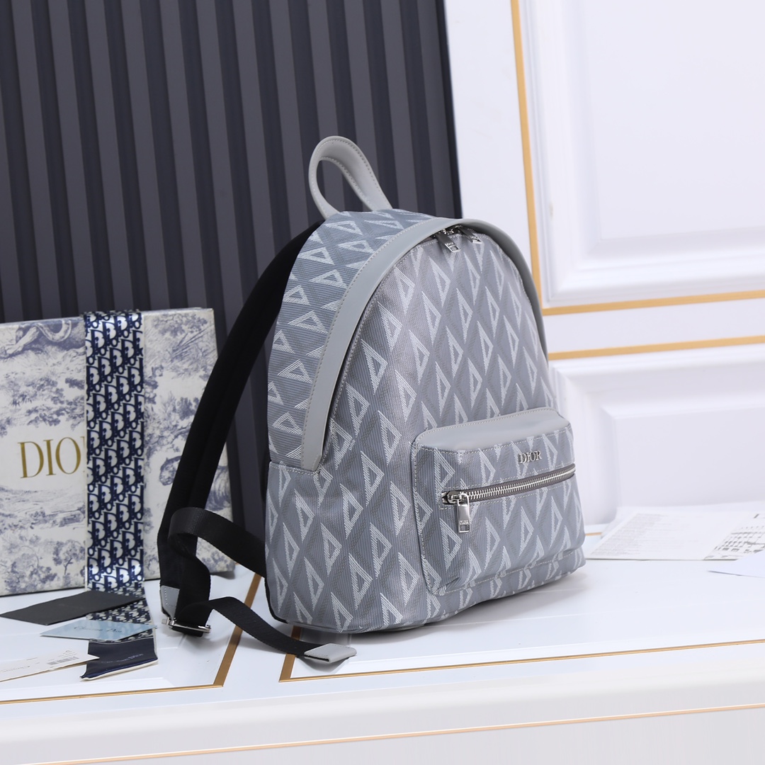 Small Rider Backpack Gray canvas 6601 LM022 28cm