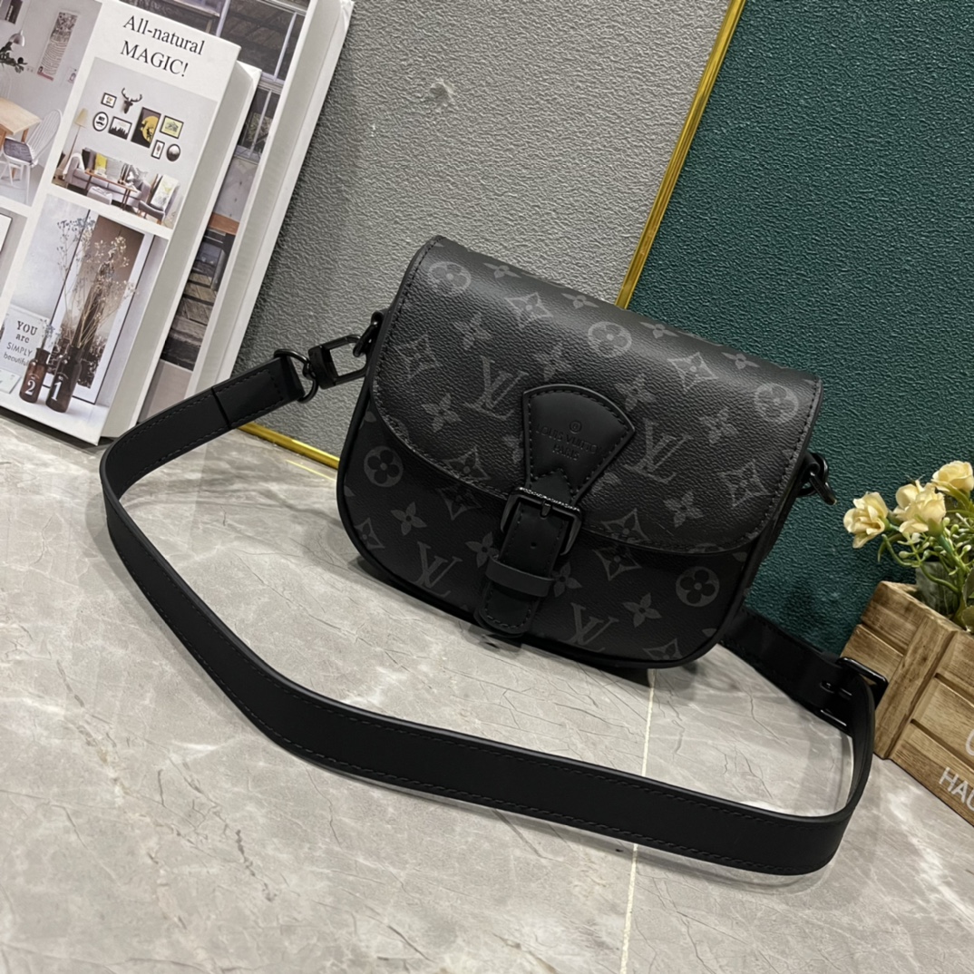 LV Montsouris Messenger Bag M47060 LM051 20cm