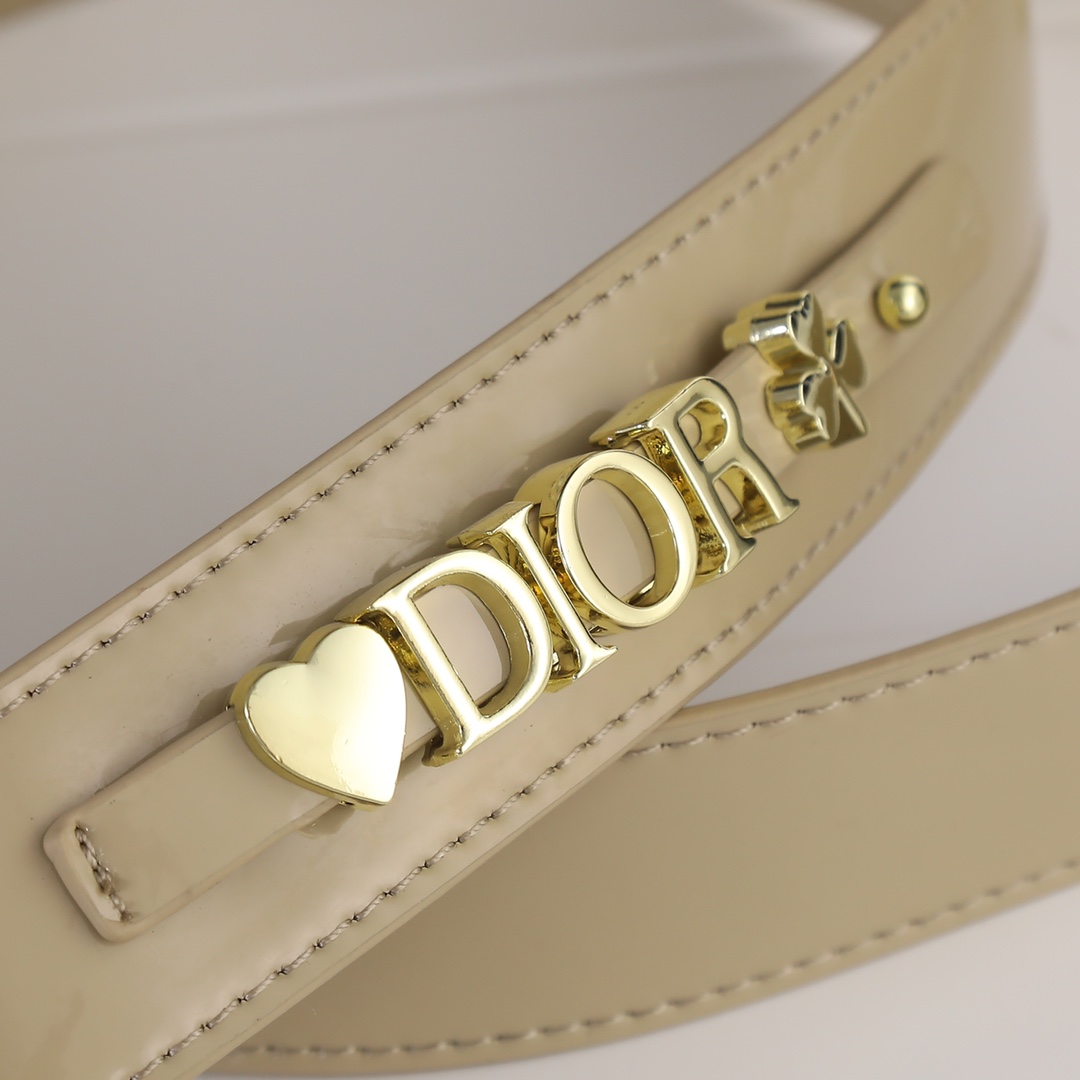 Small Lady Dior My ABCDior Bag Apricot patent leather CD2026 XB081 20cm