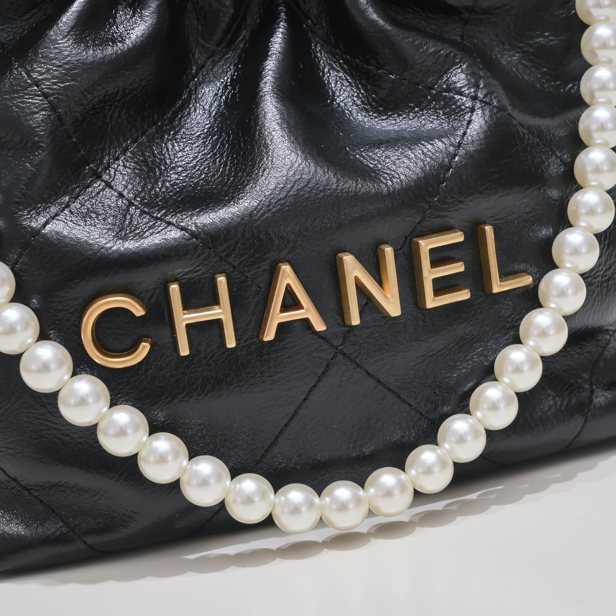 Chanel 22S Trash Bag Mini Pearl Bag Shoulder Bag Handbag