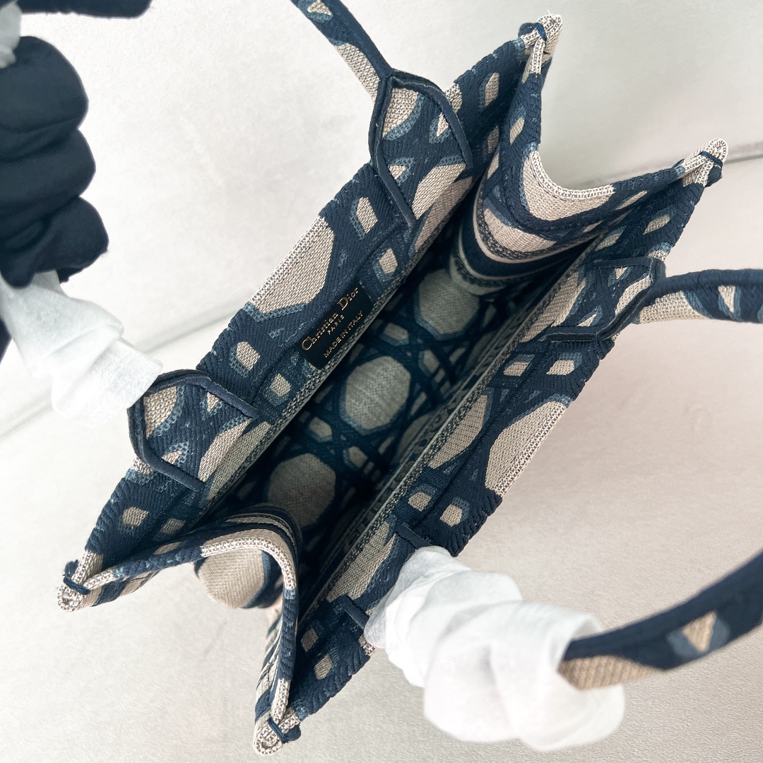 10A + top quality Small Dior Book Tote 1265 DLAM012 26.5cm