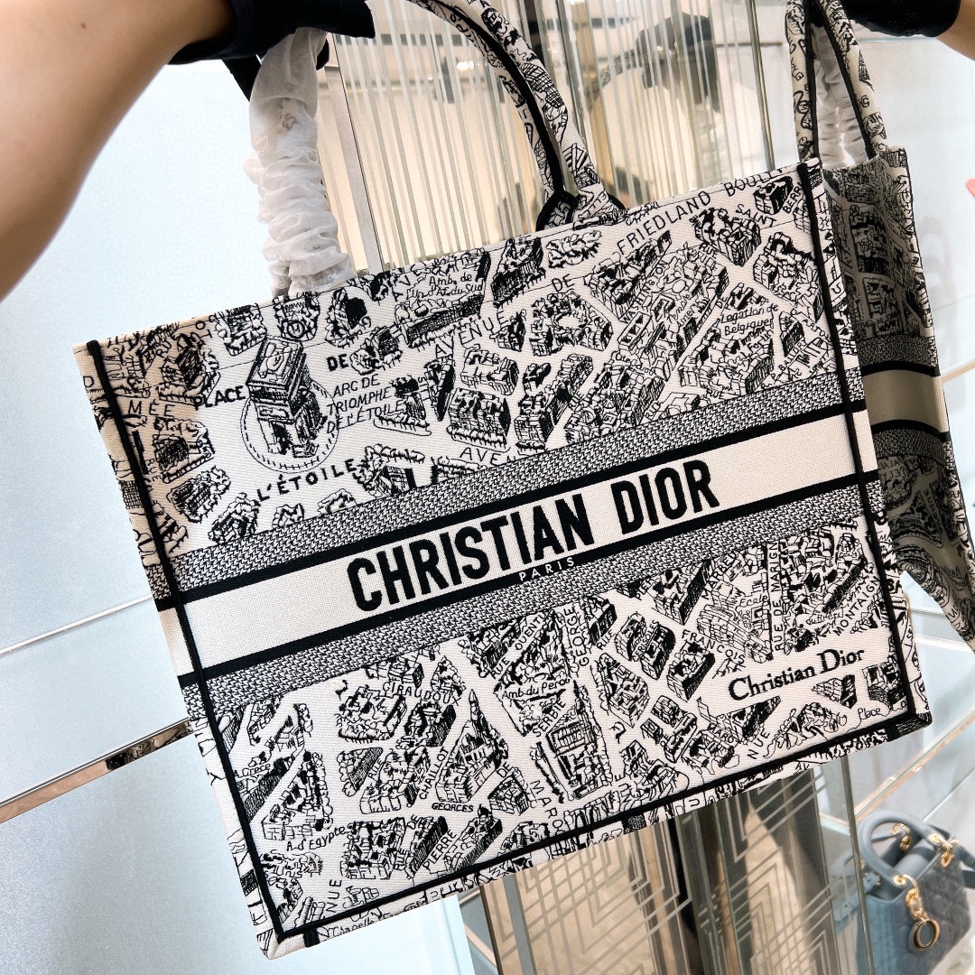 10A + top quality Large Dior Book Tote 1286 DLAM042 42cm