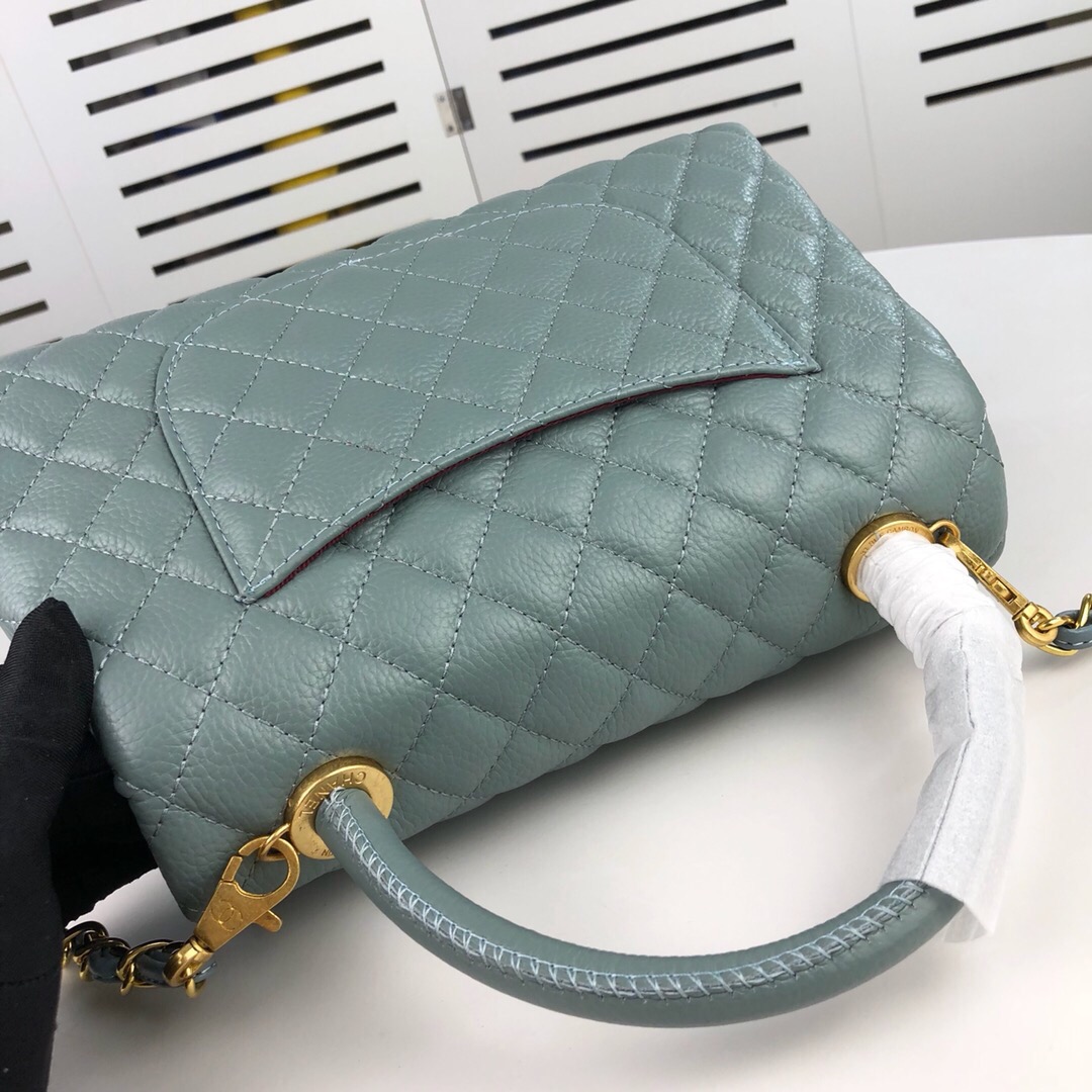 Chanel Haze Blue Medium Shoulder Bag Handbag