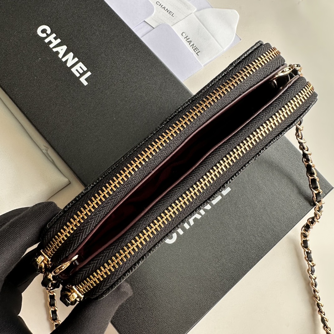 Chanel 50172 Black with gold LM521 20cm