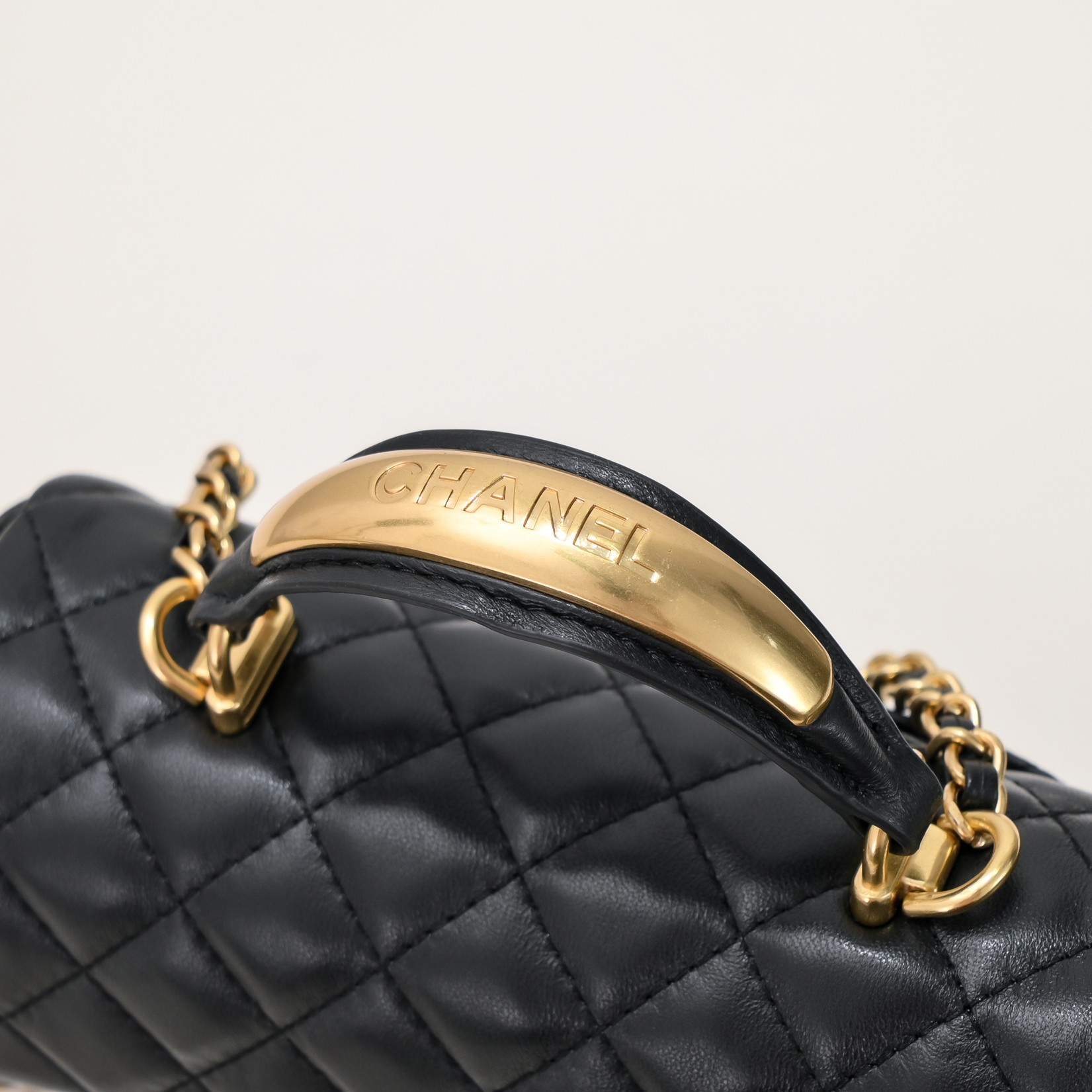 Chanel 22B Mini CF Handle Shoulder Bag Handbag