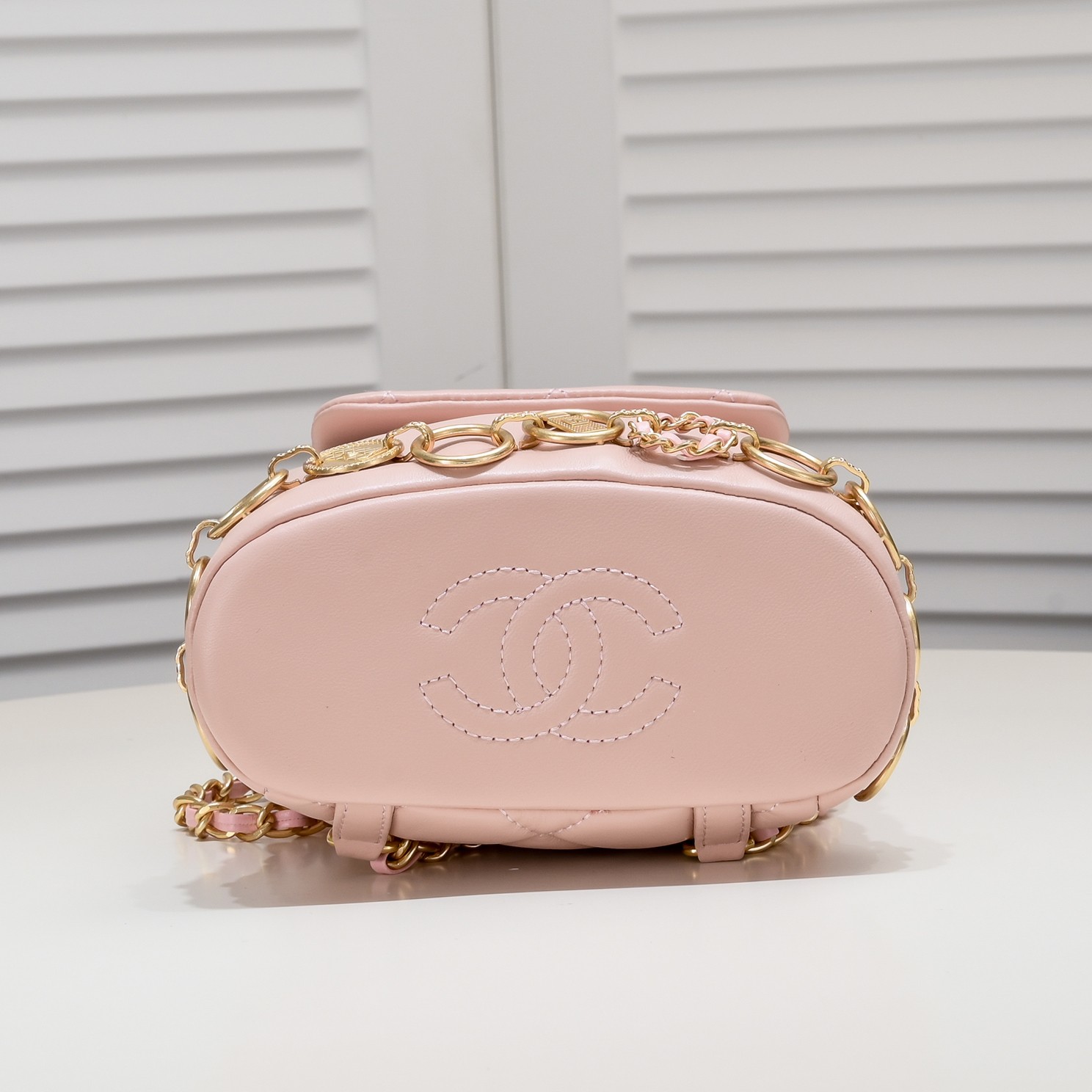Chanel 23b Gold Coin Pink Shoulder Bag  Shoulder Bag Handbag