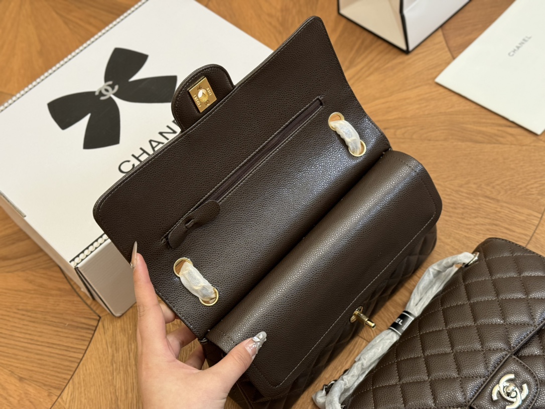 Chanel Classic flap 1112 caviar DB002 25cm