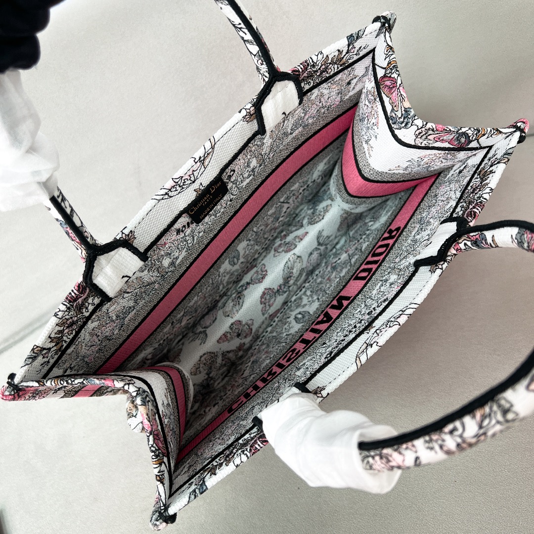 10A + top quality Medium Dior Book Tote 1296 DLAM022 36cm