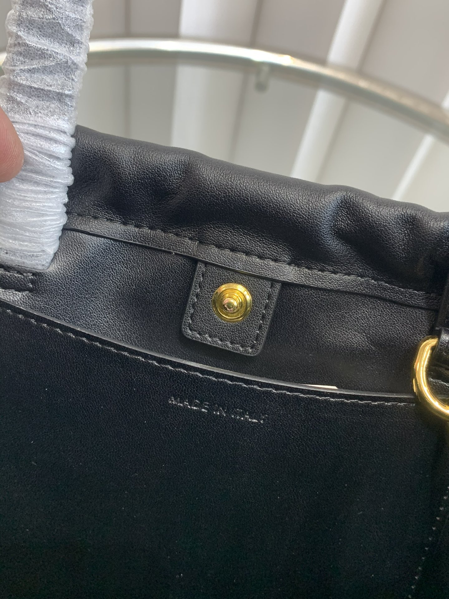 CABAS TRIOMPHE Small Bag Black 111013 LM051 22cm