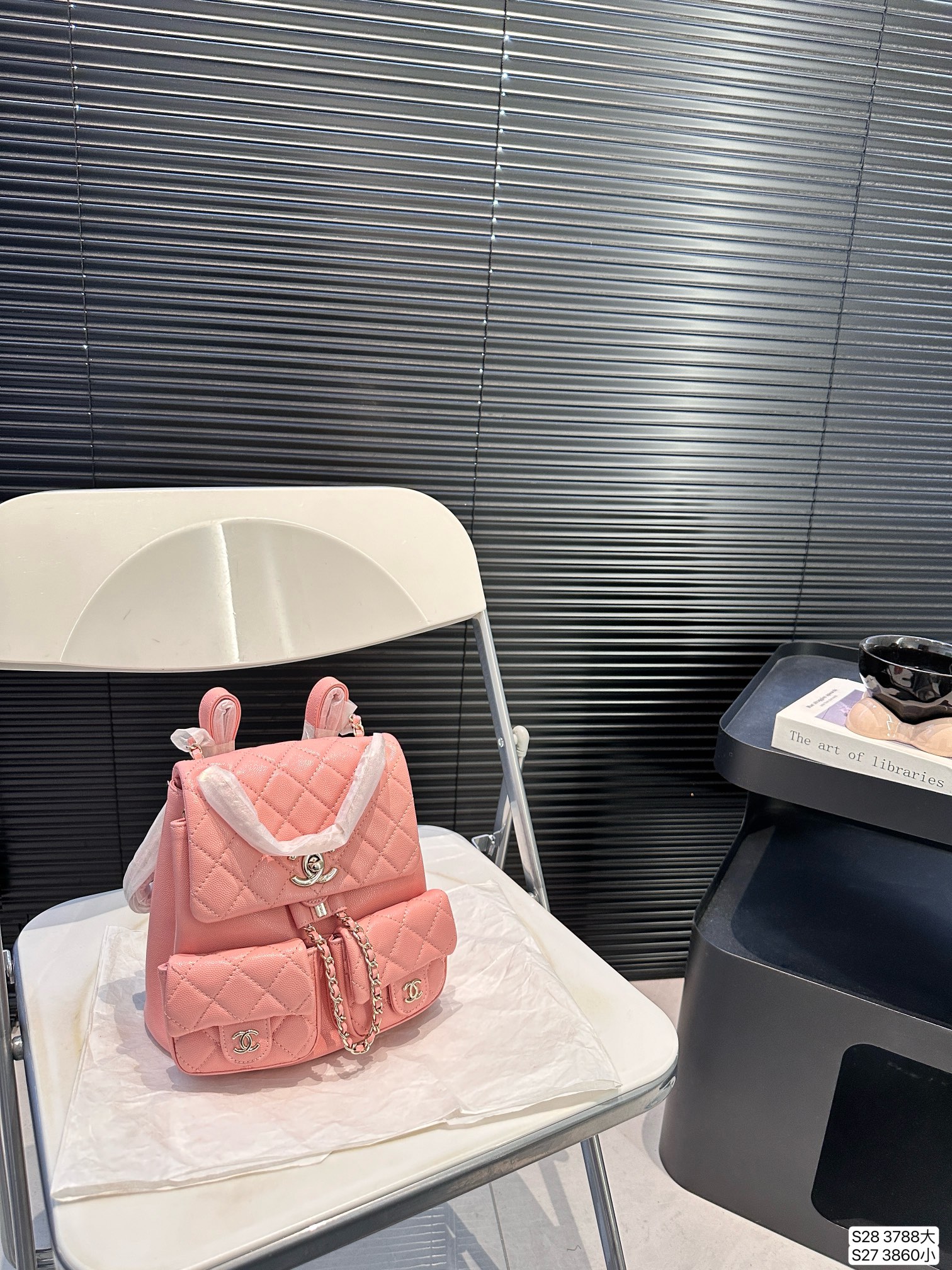 Chanel Backpack 3788 LLS002 17-20cm