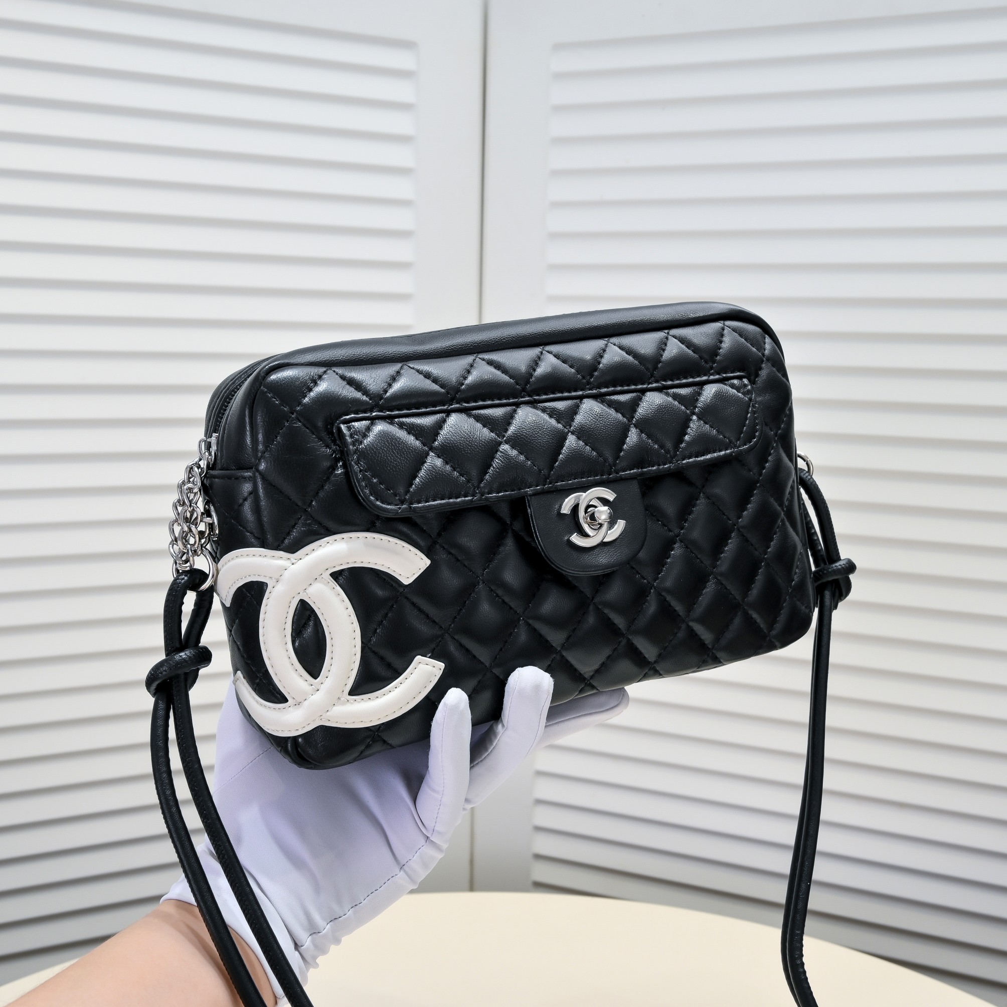 Chanel Ligne Cambon Camera Bag Shoulder Bag Handbag