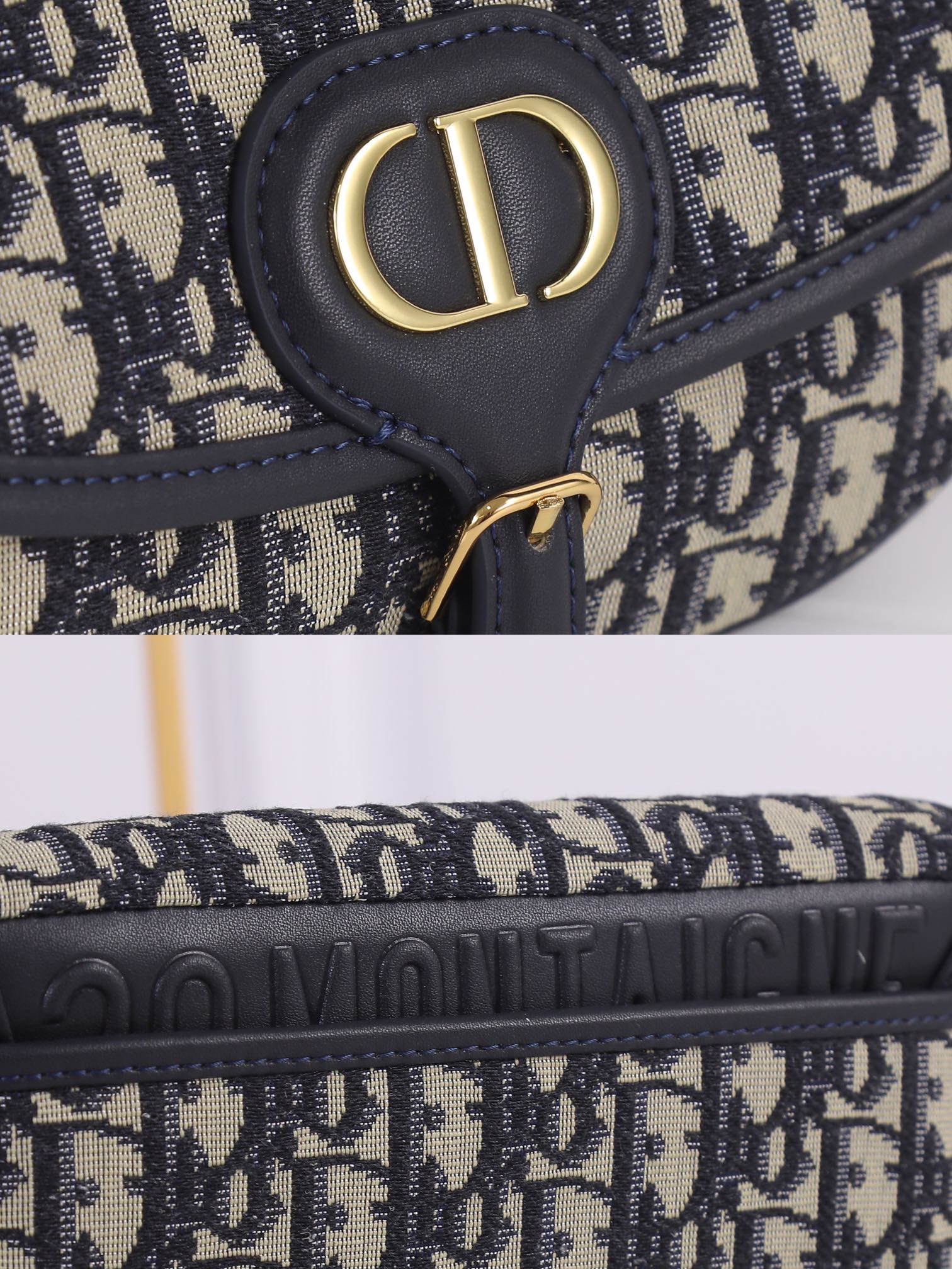 Dior Bobby East-West Bag Blue print 2012 XM071 22cm