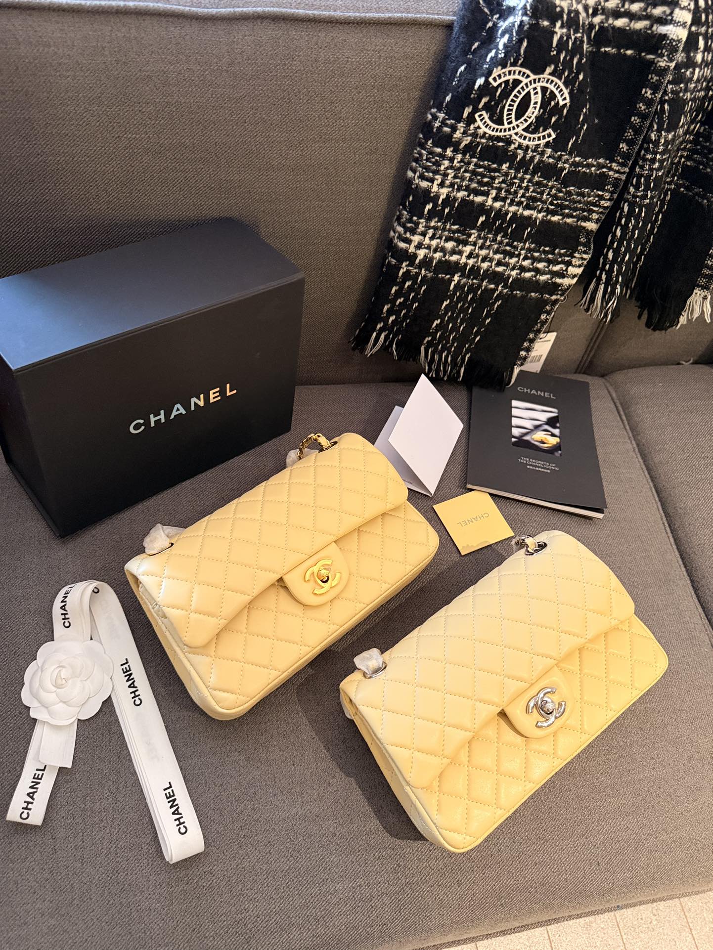 Chanel Classic Flap Bag Sheep 1112CF LLS091 23cm
