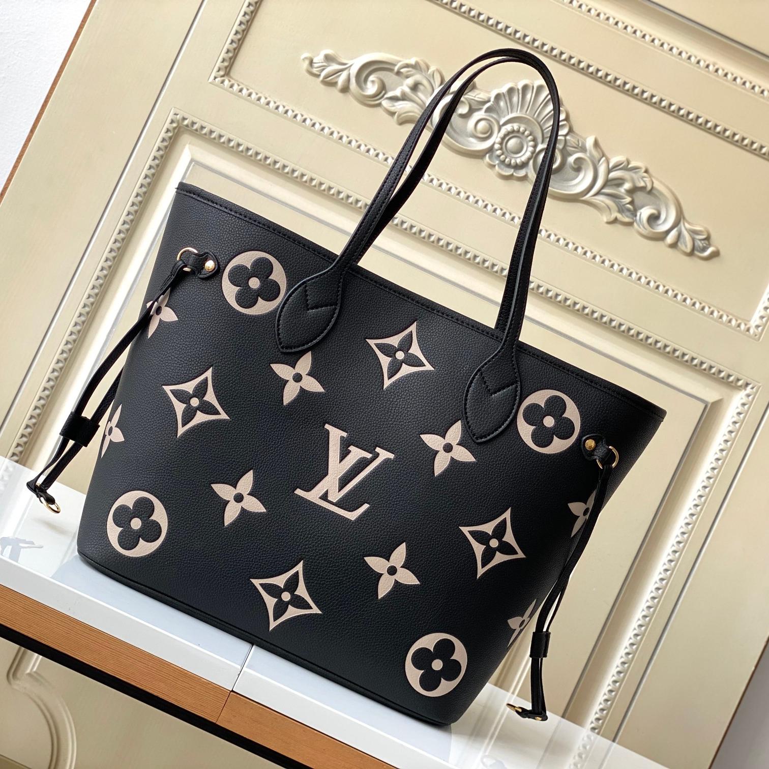 Louis Vuitton LV Neverfull MM-Decor Tote Bag Handbag(Replica)