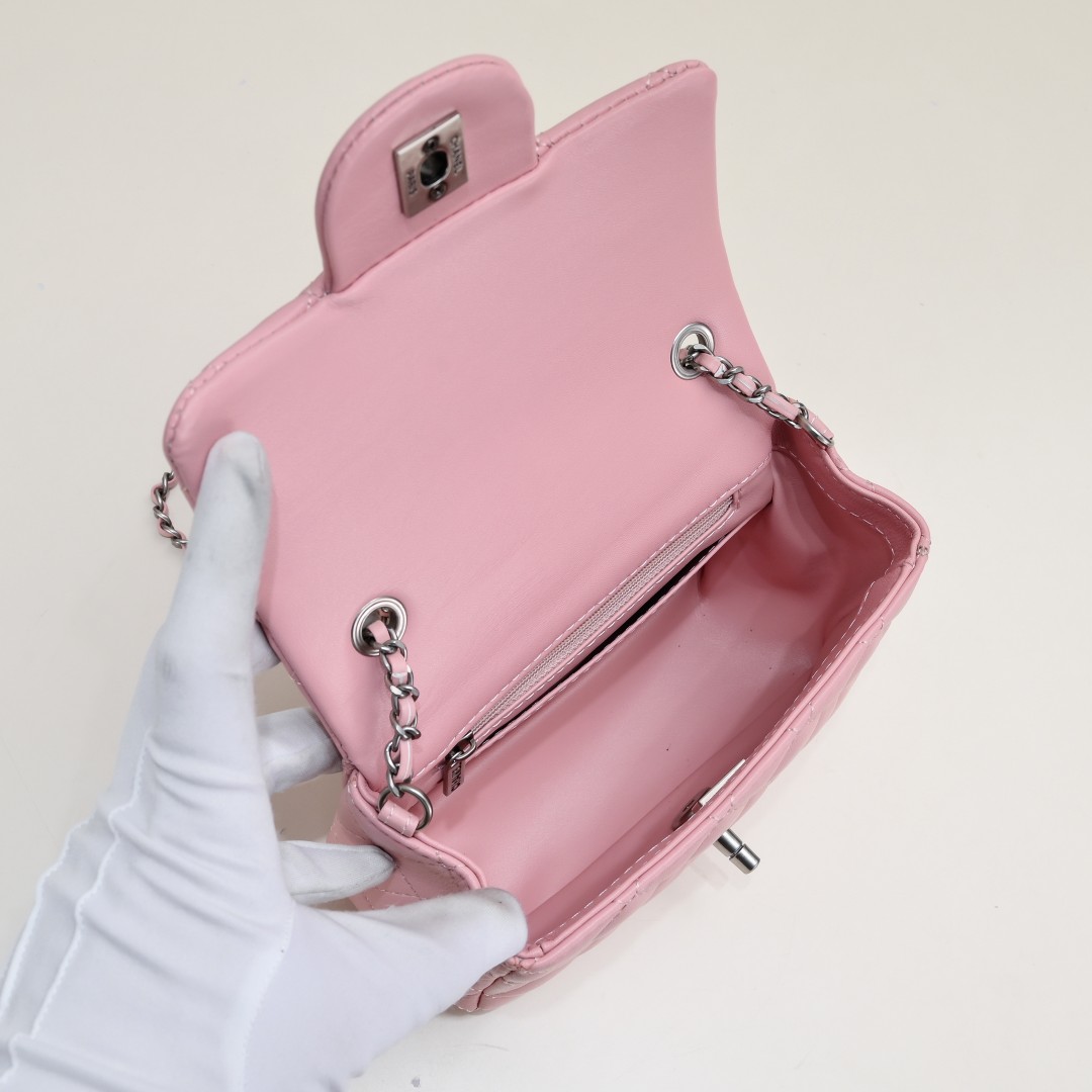 Chanel Cross Body Metal Ball Chain Shoulder Bag Handbag