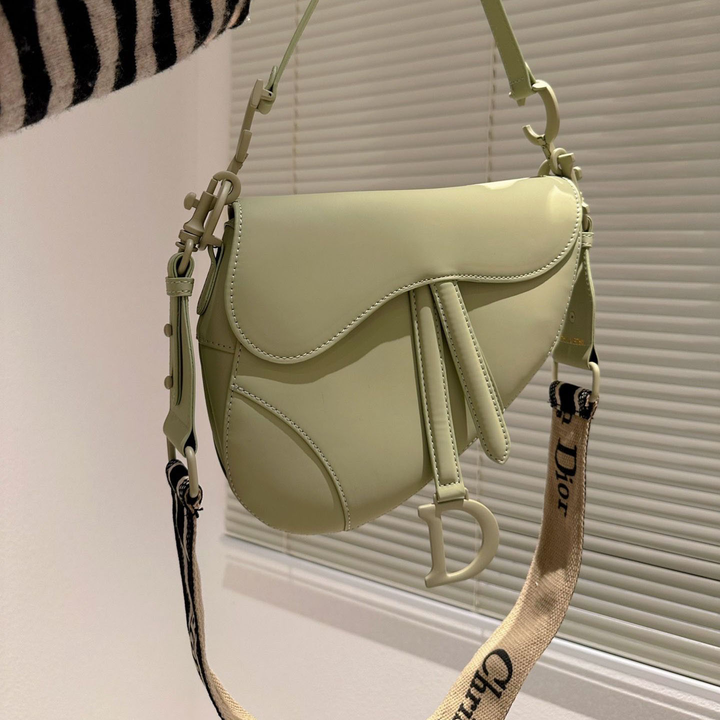 Dior Saddle Bag Matte Leather Shoulder Bag  (Replica)