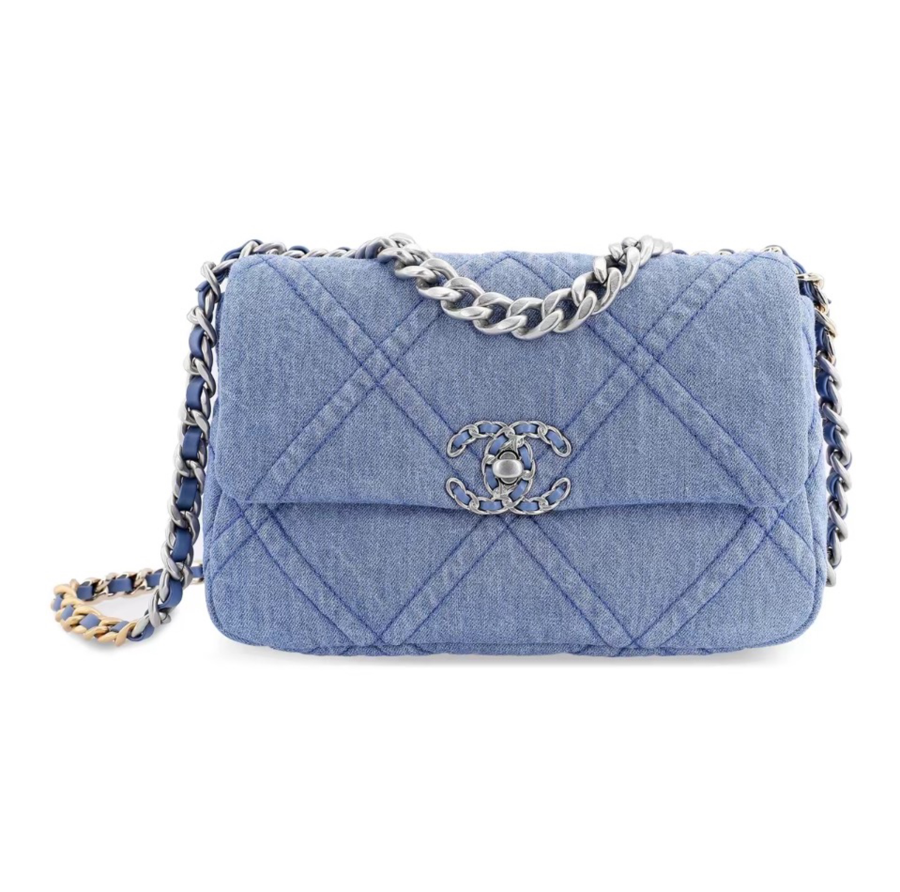 Chanel 19Bag Denim Canvas Handle Crossbody BagοΌReplicaοΌ