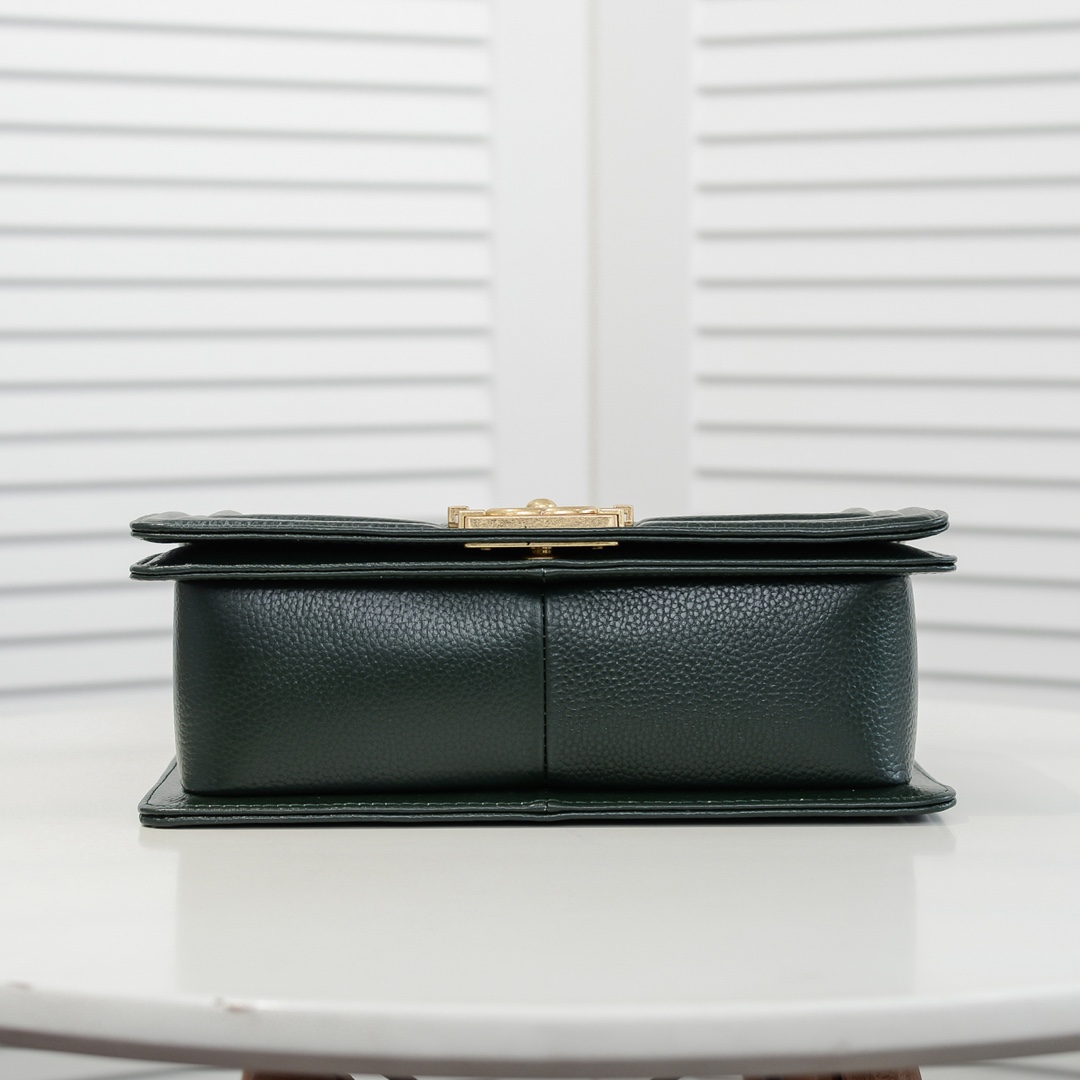 Chanel Leboy litchi or lychee pattern Shoulder Bag Handbag