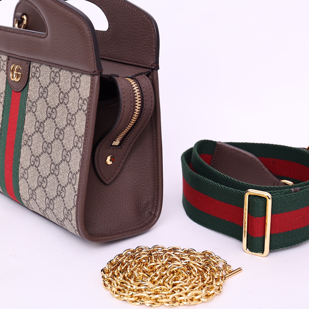 GUCCI Ophidia small tote with Web  693724