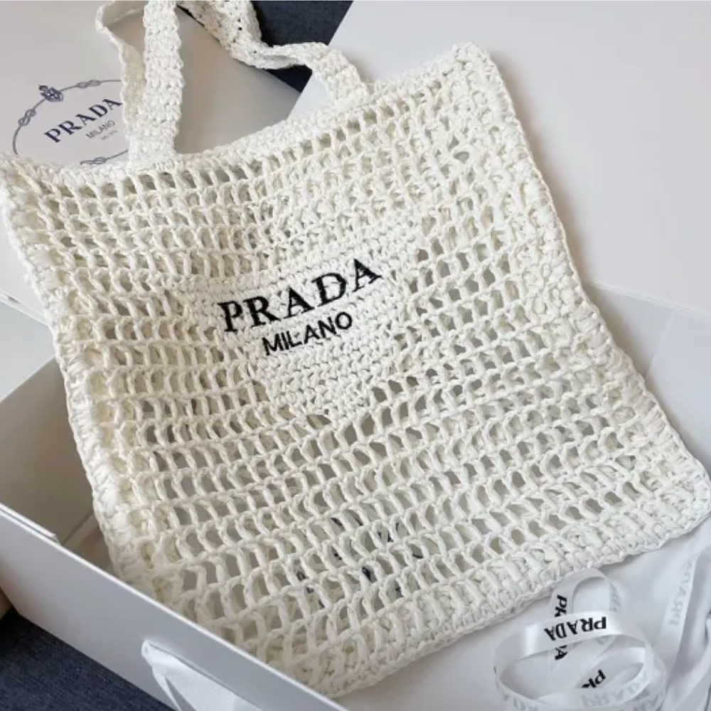 Prada 1BG393 White LM031 36cm