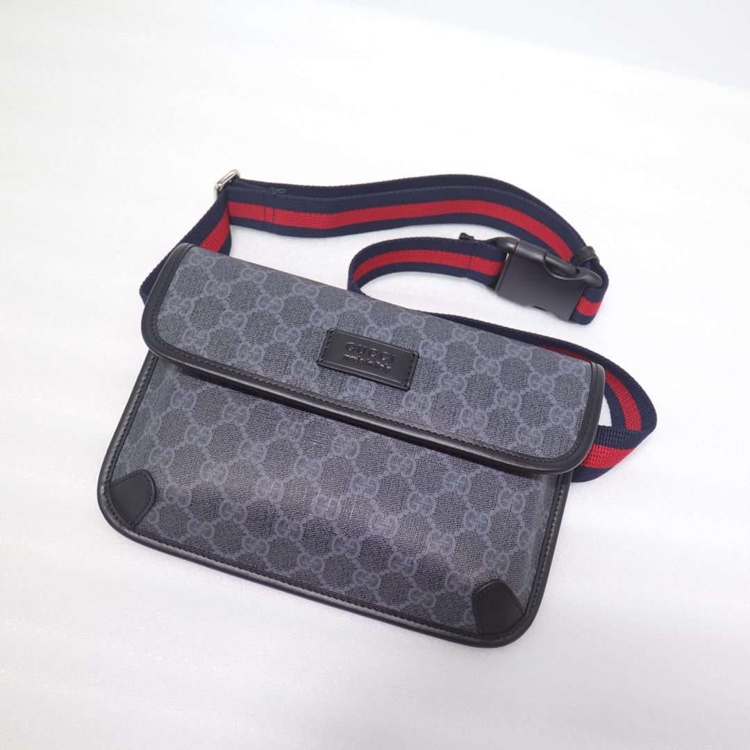 GG Black belt bag 598113