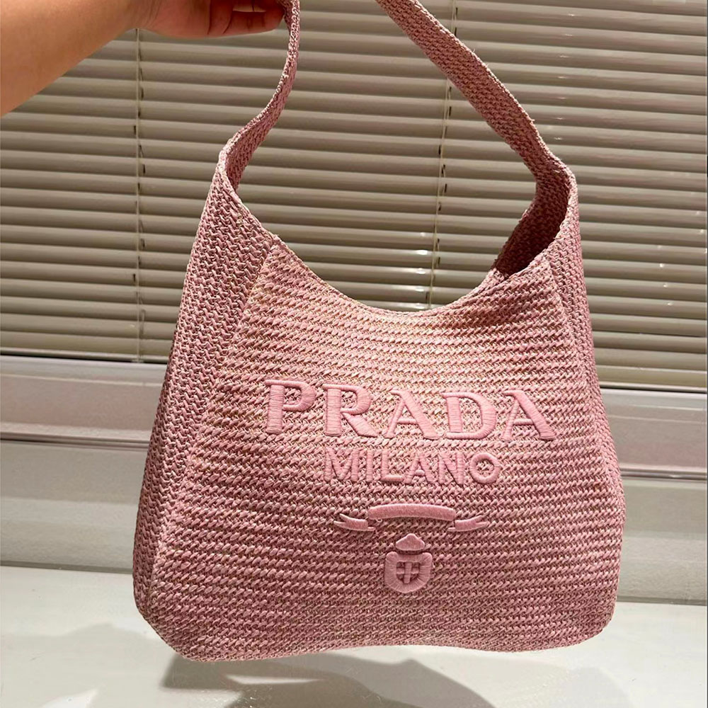 Prada Crochet Handbag Tote Bag Shoulder Bag (Replica)