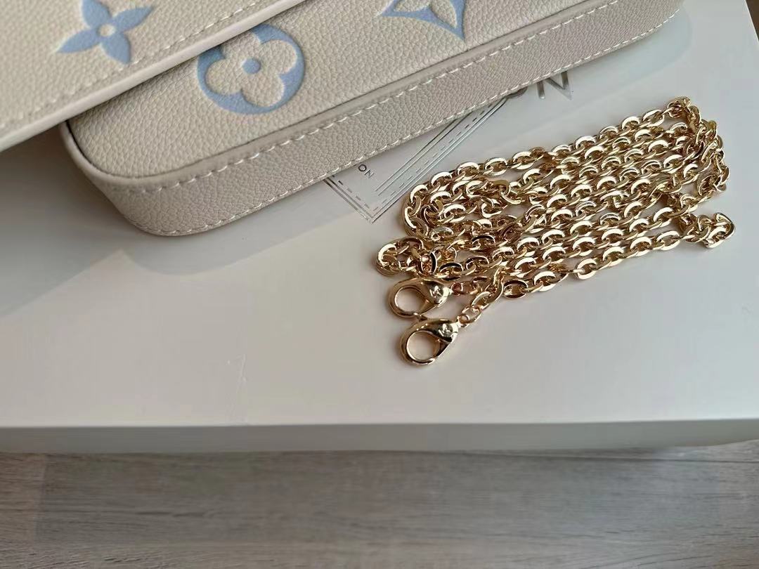 LV POCHETTE FÉLICIE Chain Bag M61276 LM071 22cm