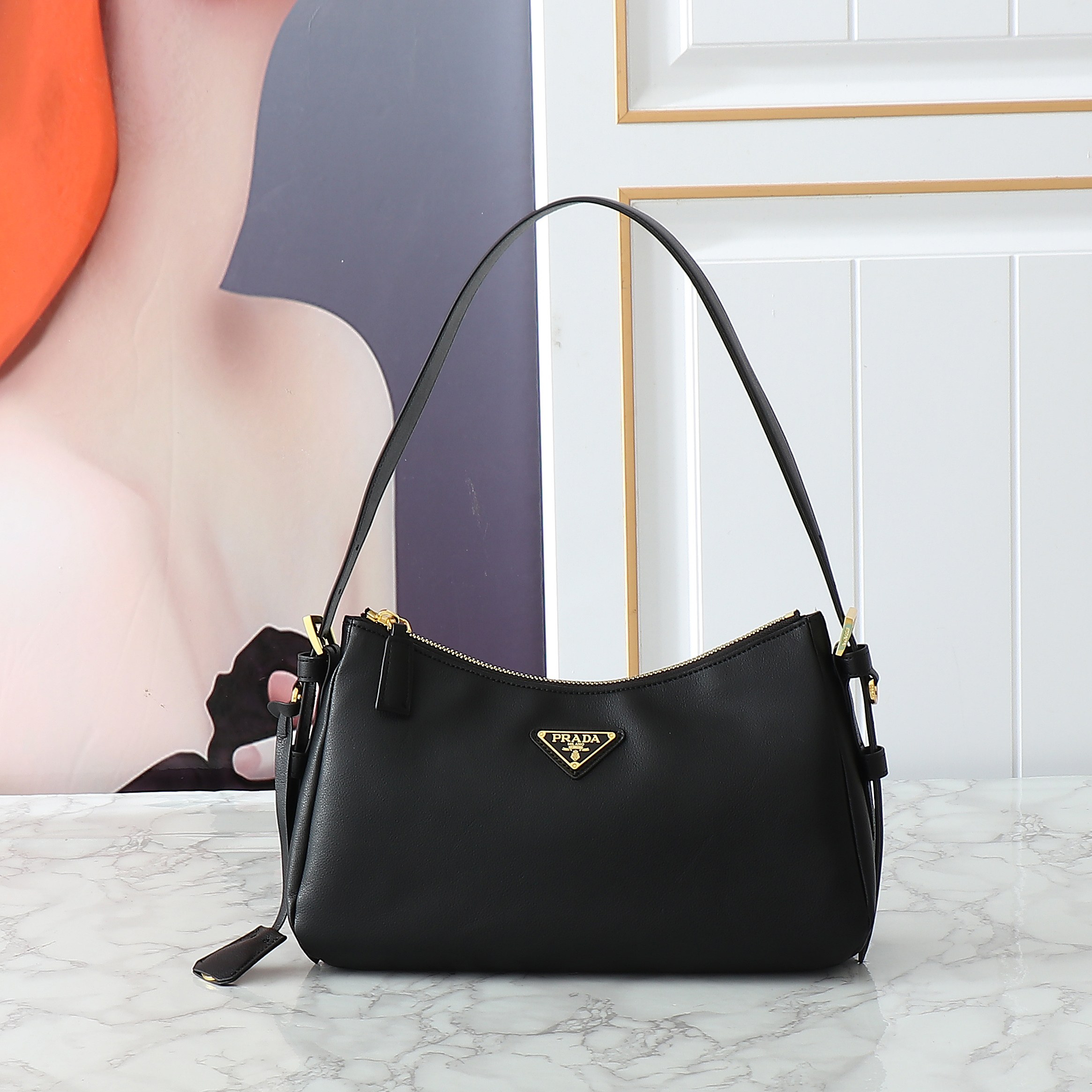 Prada Aimee Hobo Bag 1BC229 LM081 31cm