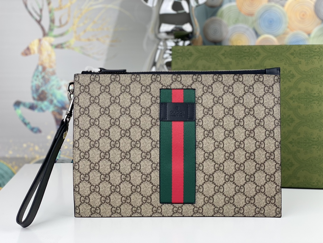 Gucci Men's Handbag Bag Clutch Toiletry Bag(Replica)