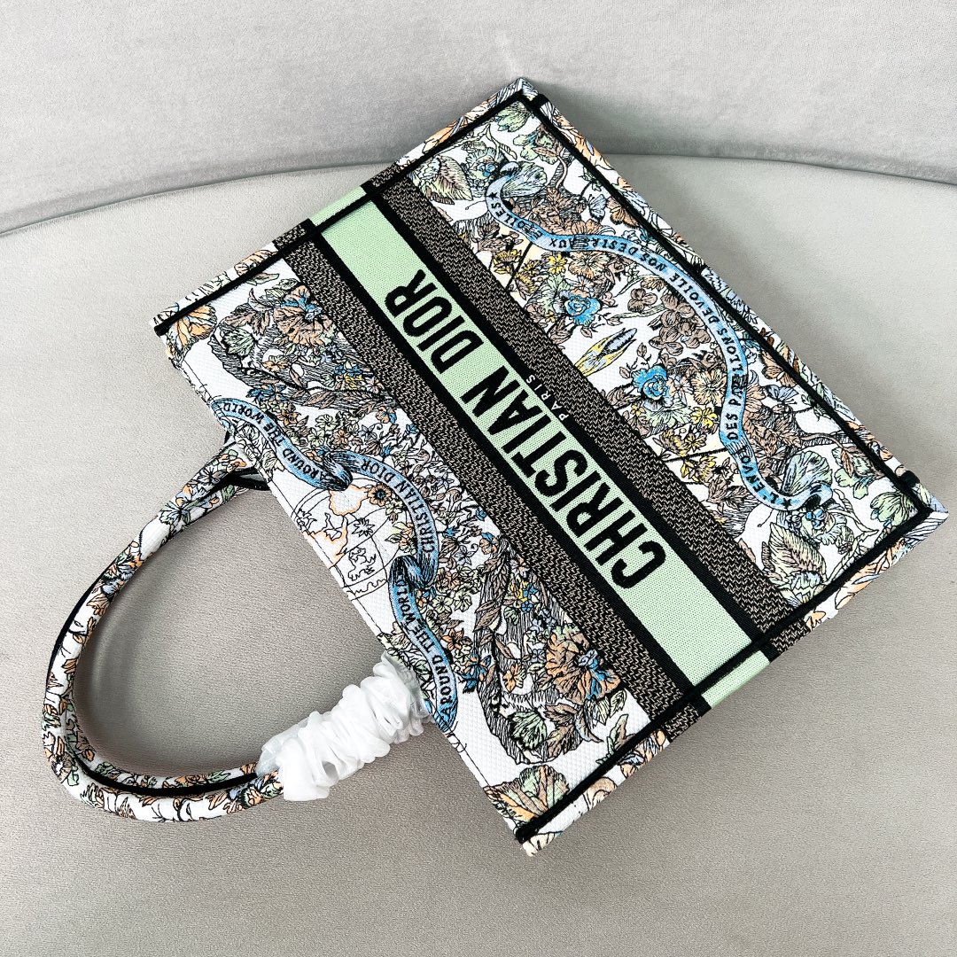 10A + top quality Medium Dior Book Tote 1296 DLAM022 36cm