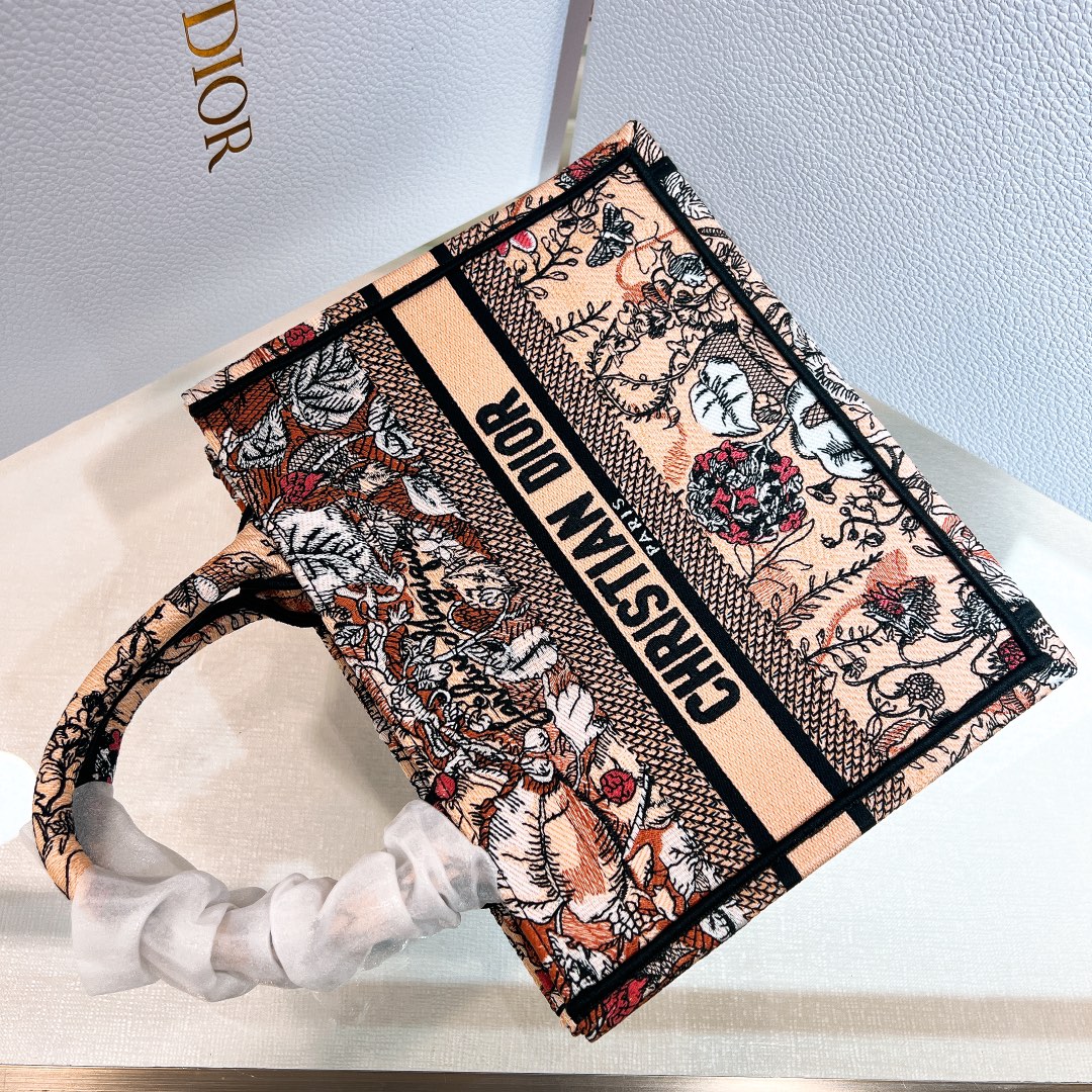 10A + top quality Small Dior Book Tote 1265 DLAM012 26.5cm